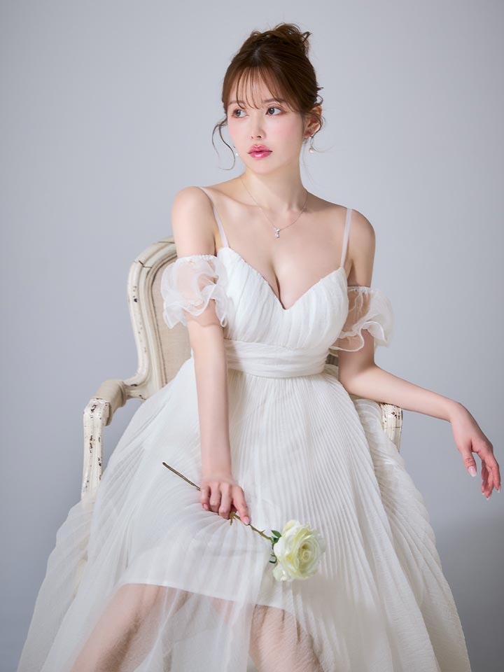 即日発送】送料無料!【sifeel/シフィール】シフォンフレアプリーツ