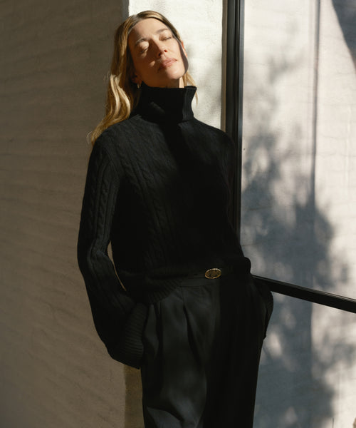 Cable Nell Turtleneck | Jenni Kayne