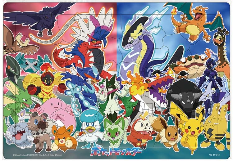 TEN-MC60-613 ポケットモンスター とびだせ！ポケモンたち 60ピース