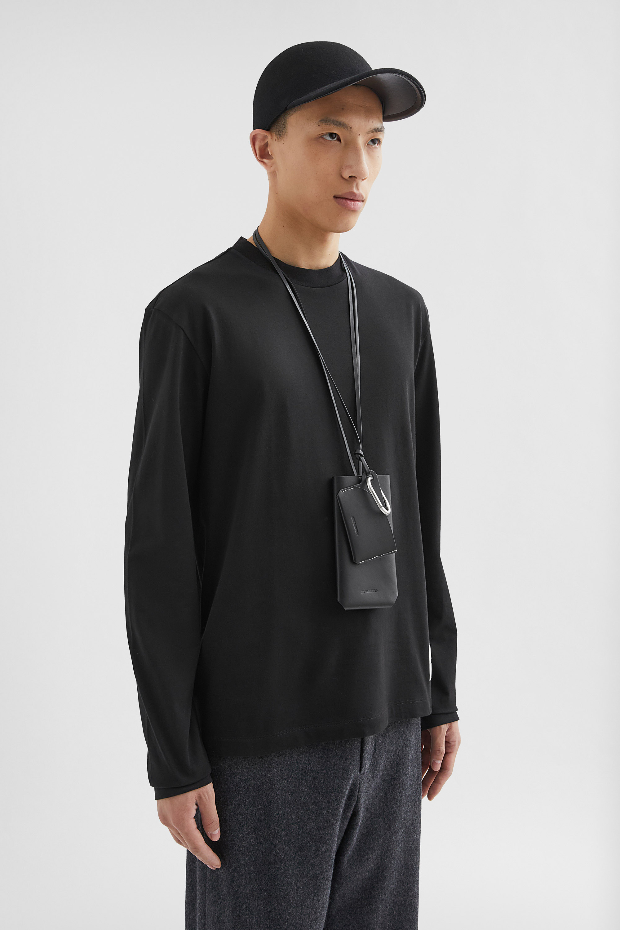 3パックTシャツ ロングスリーブ メンズ | Jil Sander 公式オンラインストア