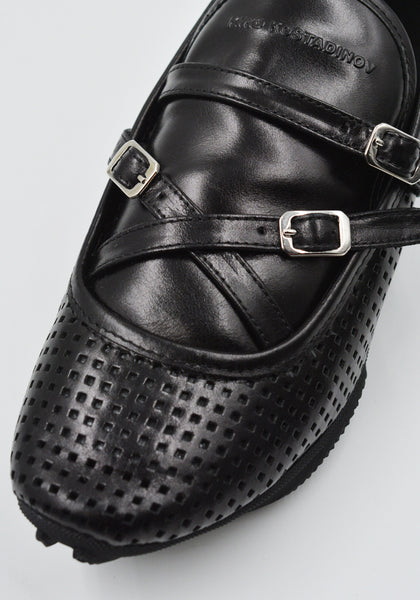 DOSHABURI通販｜KIKO KOSTADINOV SONIA BUCKLED LOAFER PERFORATED
