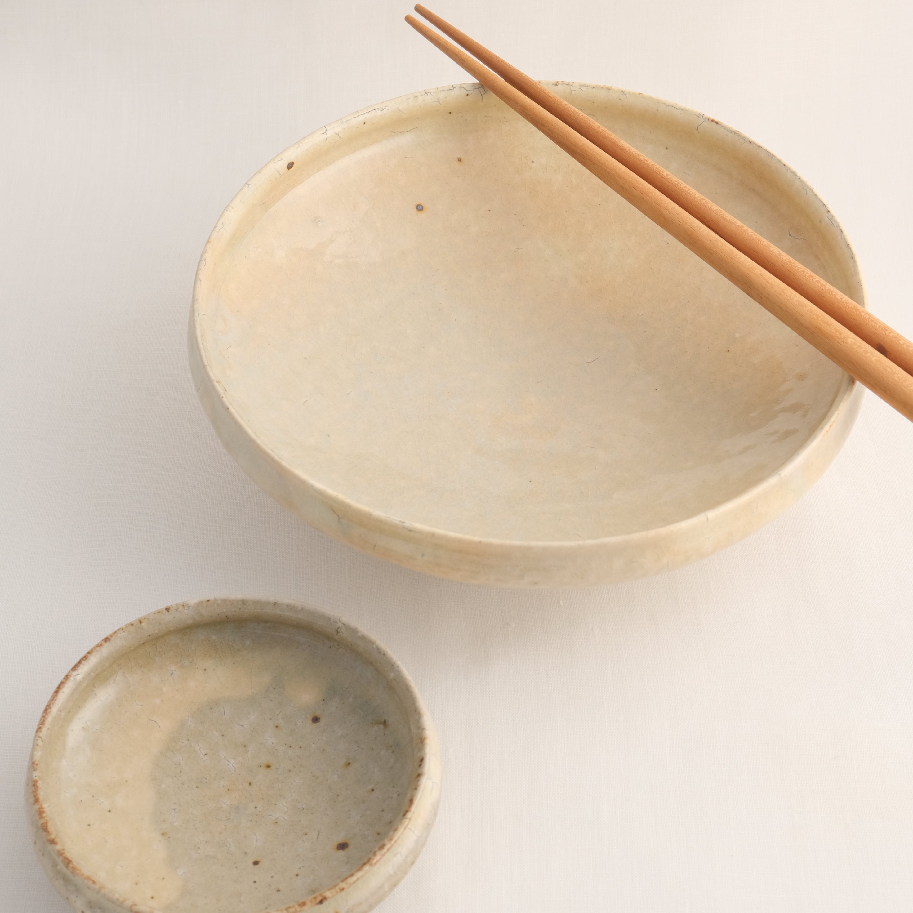 粉引｜丸縁鉢｜7寸｜中村哲雄｜Tetsuo NAKAMURA｜pottery｜porcelain
