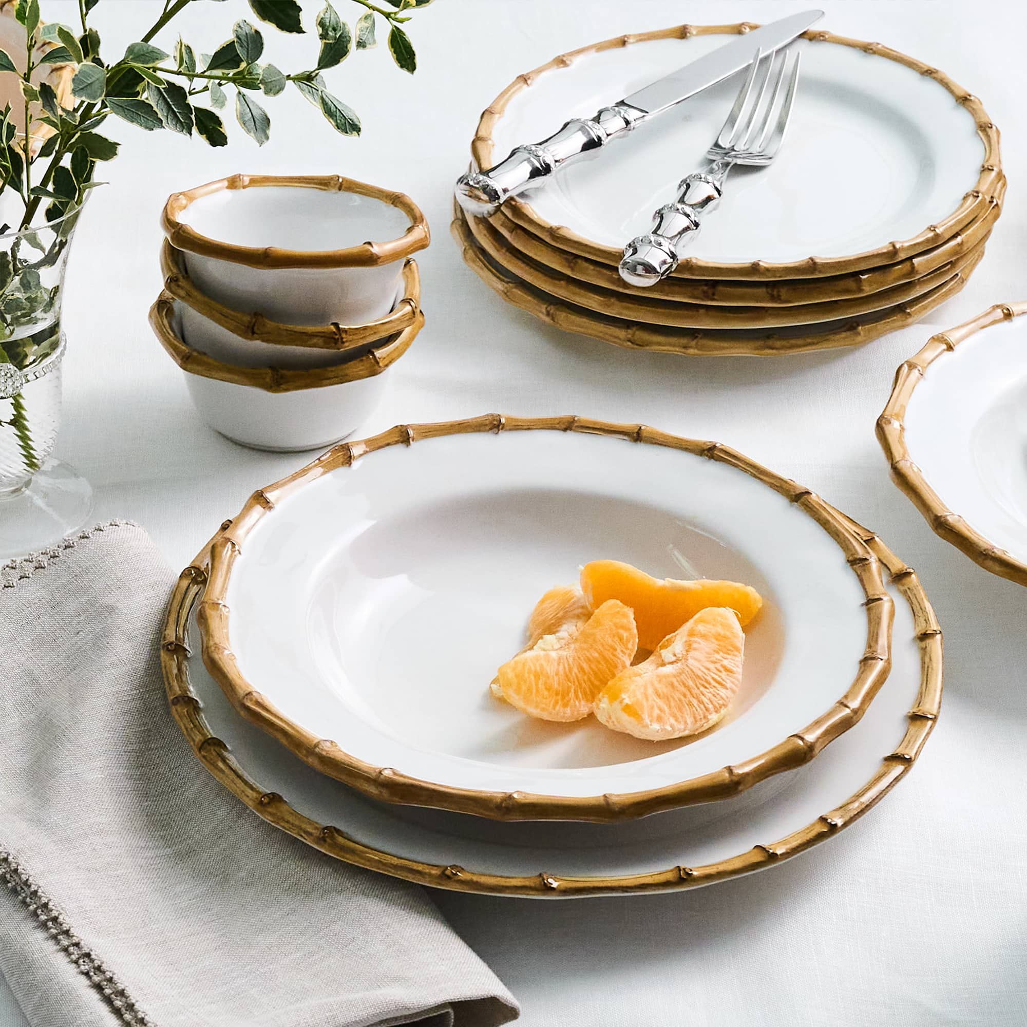 Bamboo Caning Melamine Dinner Plate | Juliska – Shop Juliska