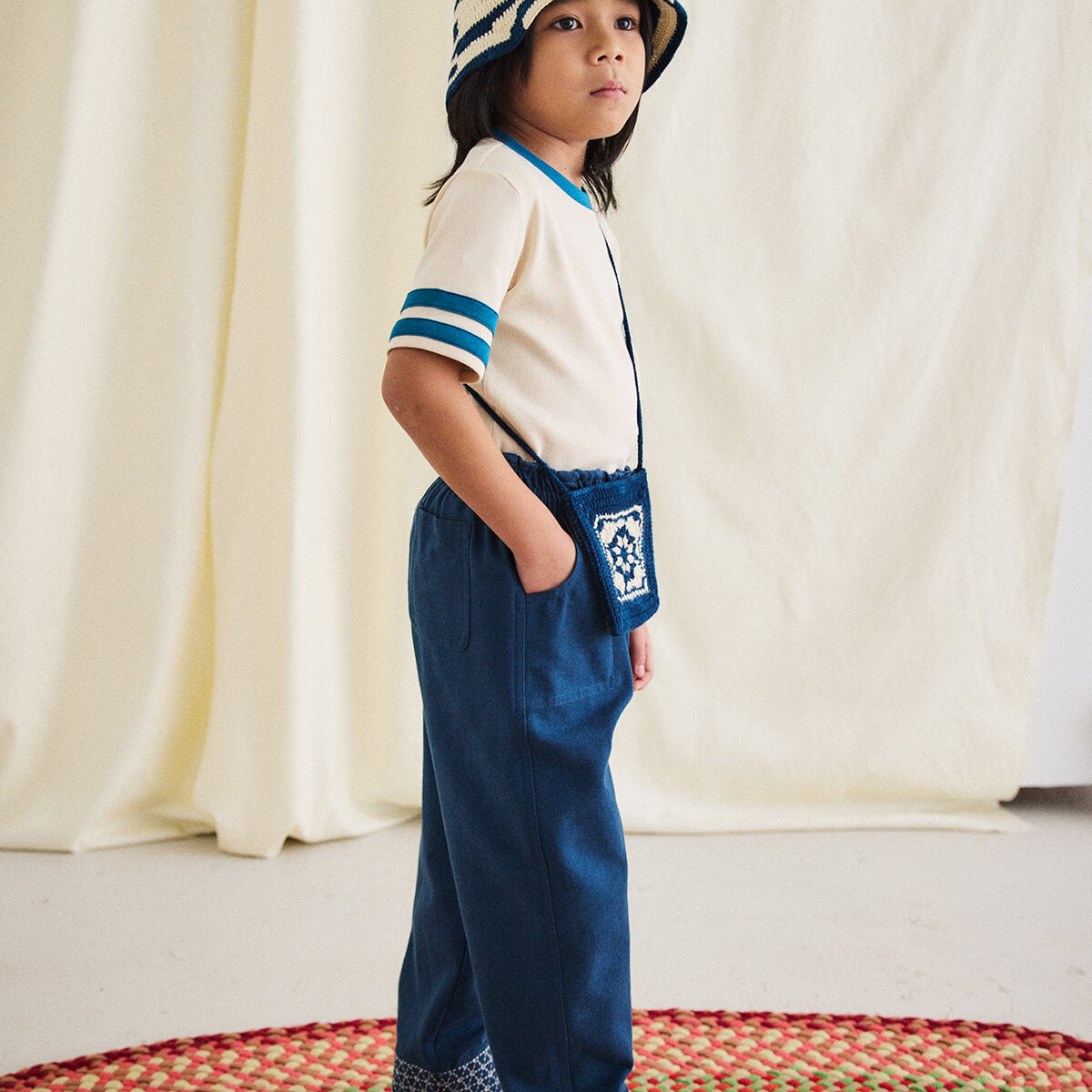 Rec Tee in String by Misha & Puff - Last Ones In Stock - 2-6 Years