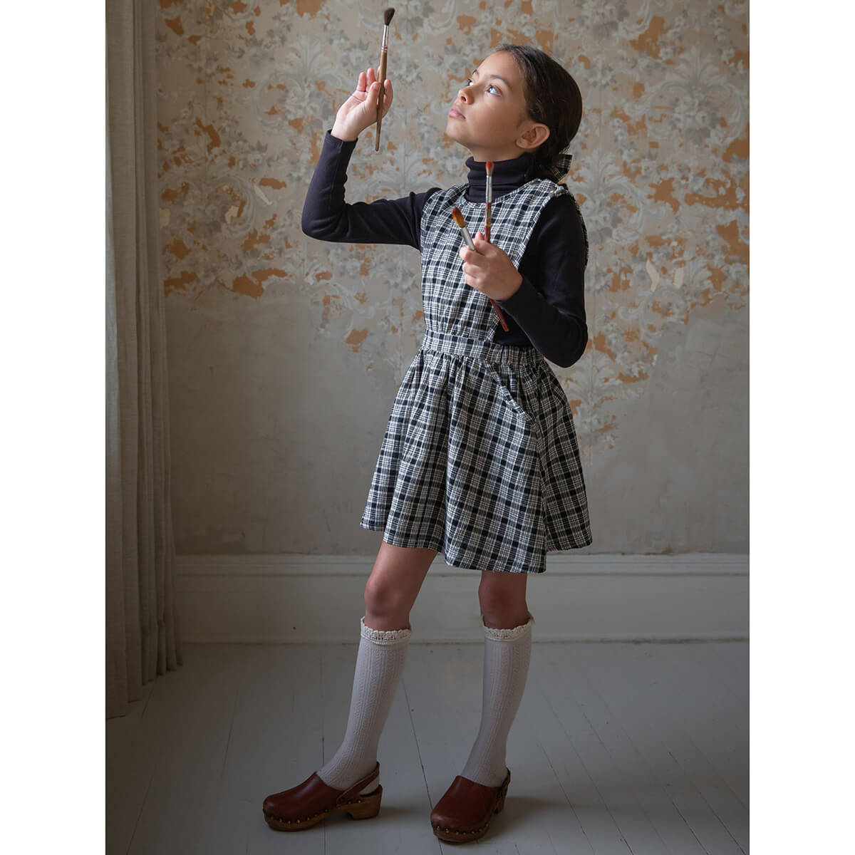 Tippi Pinafore in School Plaid by Soor Ploom - Last Ones In Stock