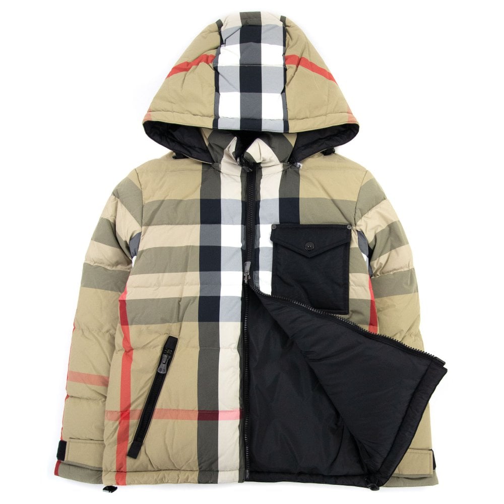 Burberry Reversible Down Puffer Jacket Archive Beige | ONU