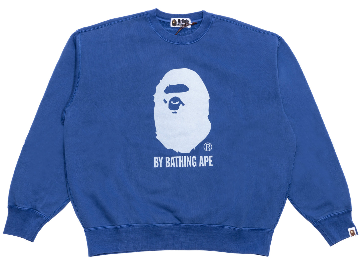 A Bathing Ape By Bathing Ape Overdye Crewneck in Blue – Oneness