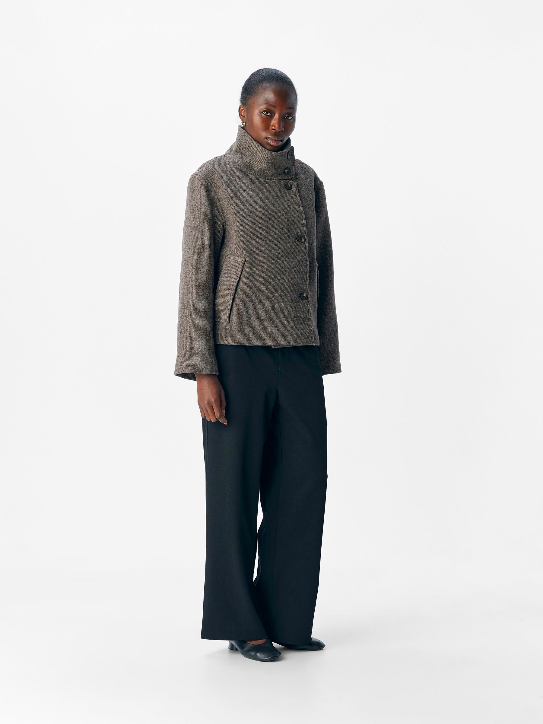 SHORT JACKET | Grey | .OBJECT CI Denmark