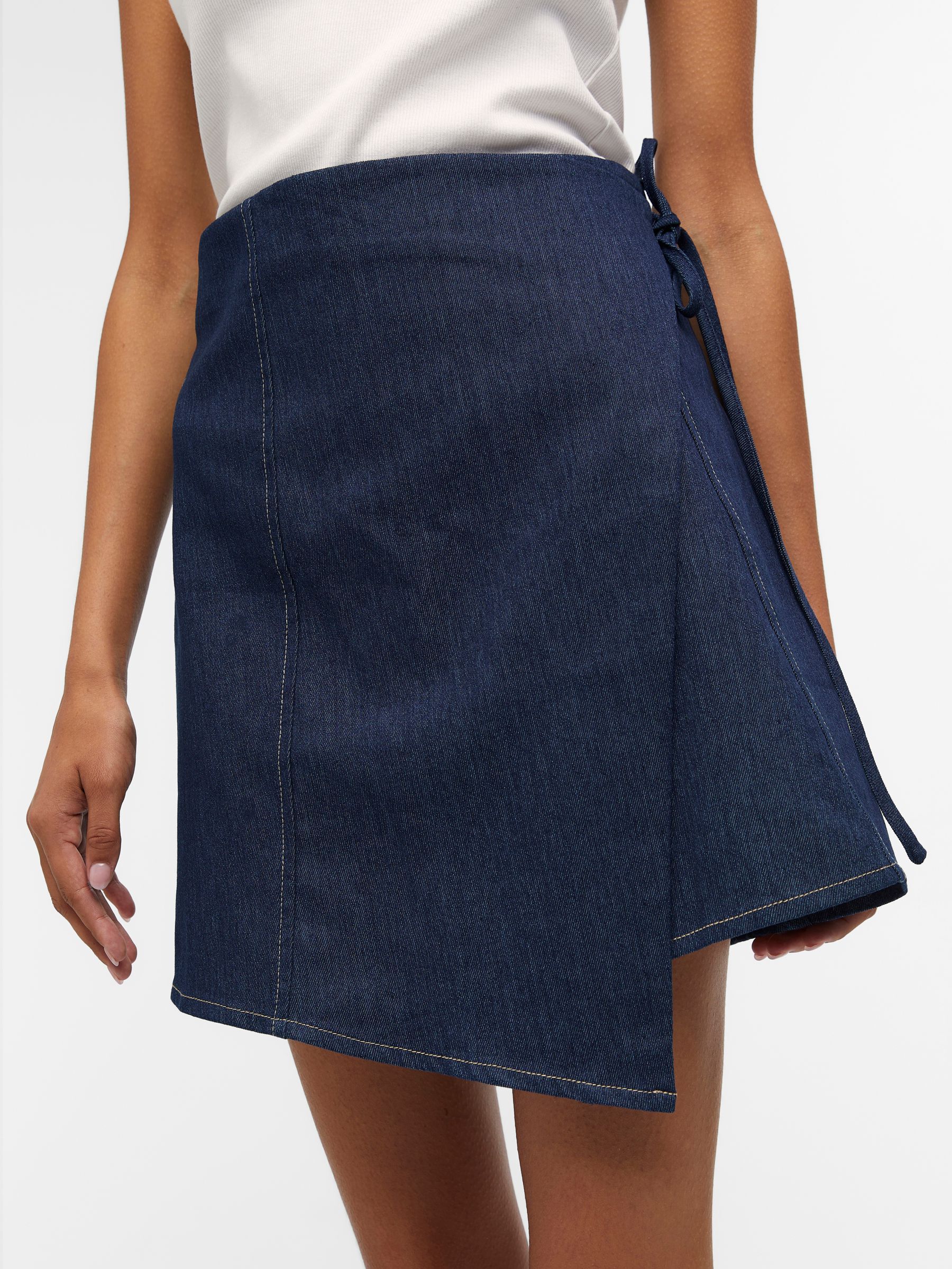 DENIM WRAP SKIRT | Blue | .OBJECT CI France