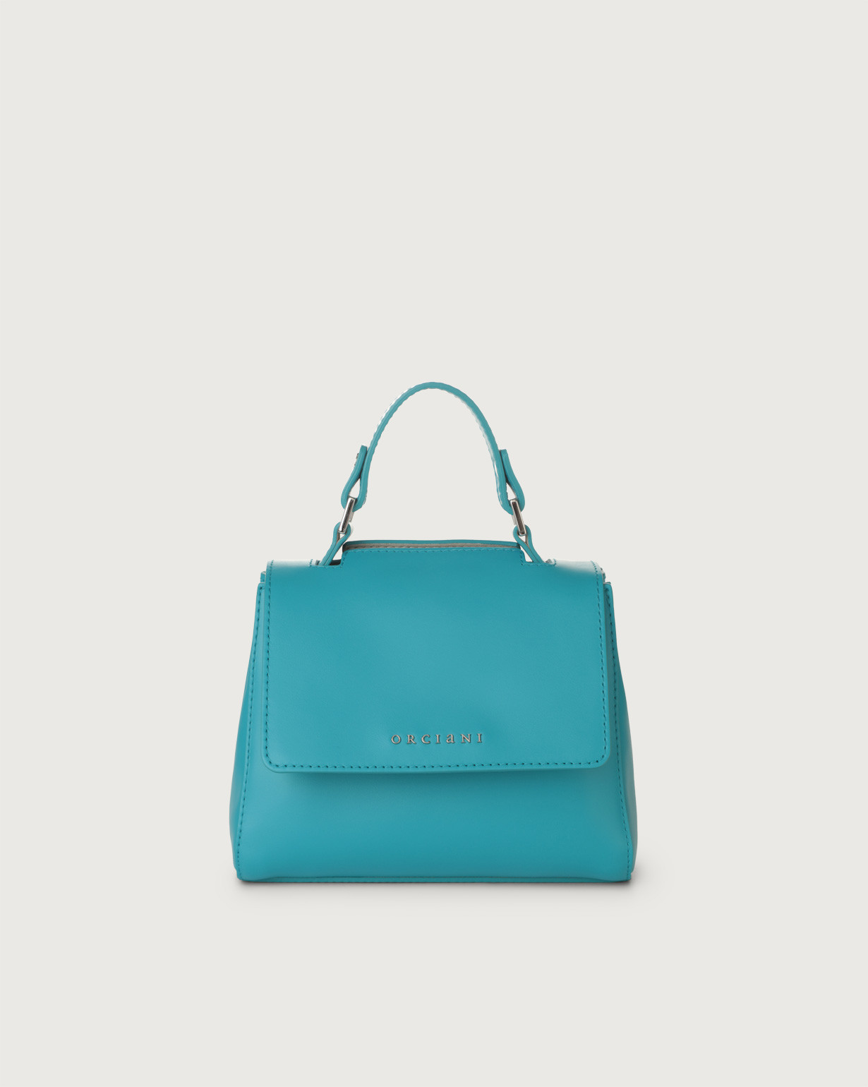 ORCIANI Sveva Vanity Mini leather handbag with shoulder strap