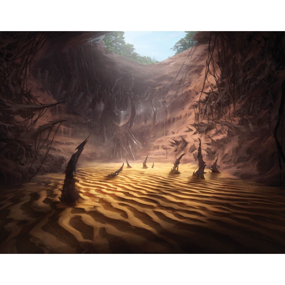 Caves of Koilos Print - Original Magic Art