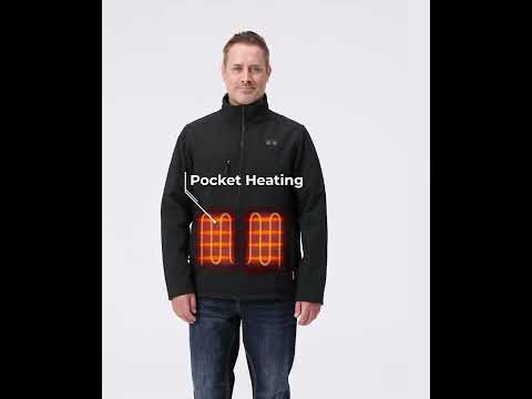 SureWarm® Men's 6-Zone Dual-Control Heated Softshell Jacket | ororo®