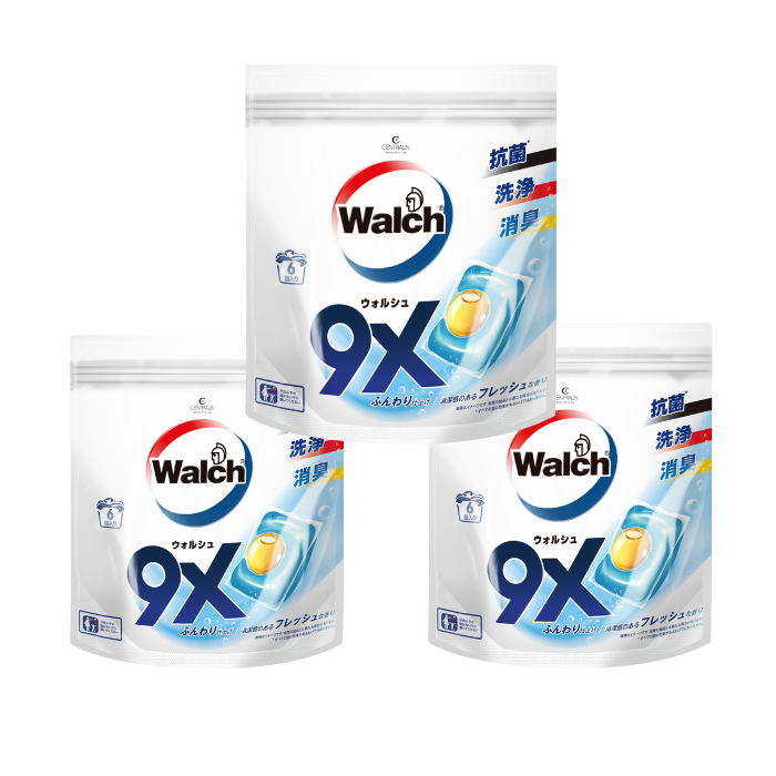 6粒×3袋】ウォルシュ walch アクアティックとマリンムスクの香り