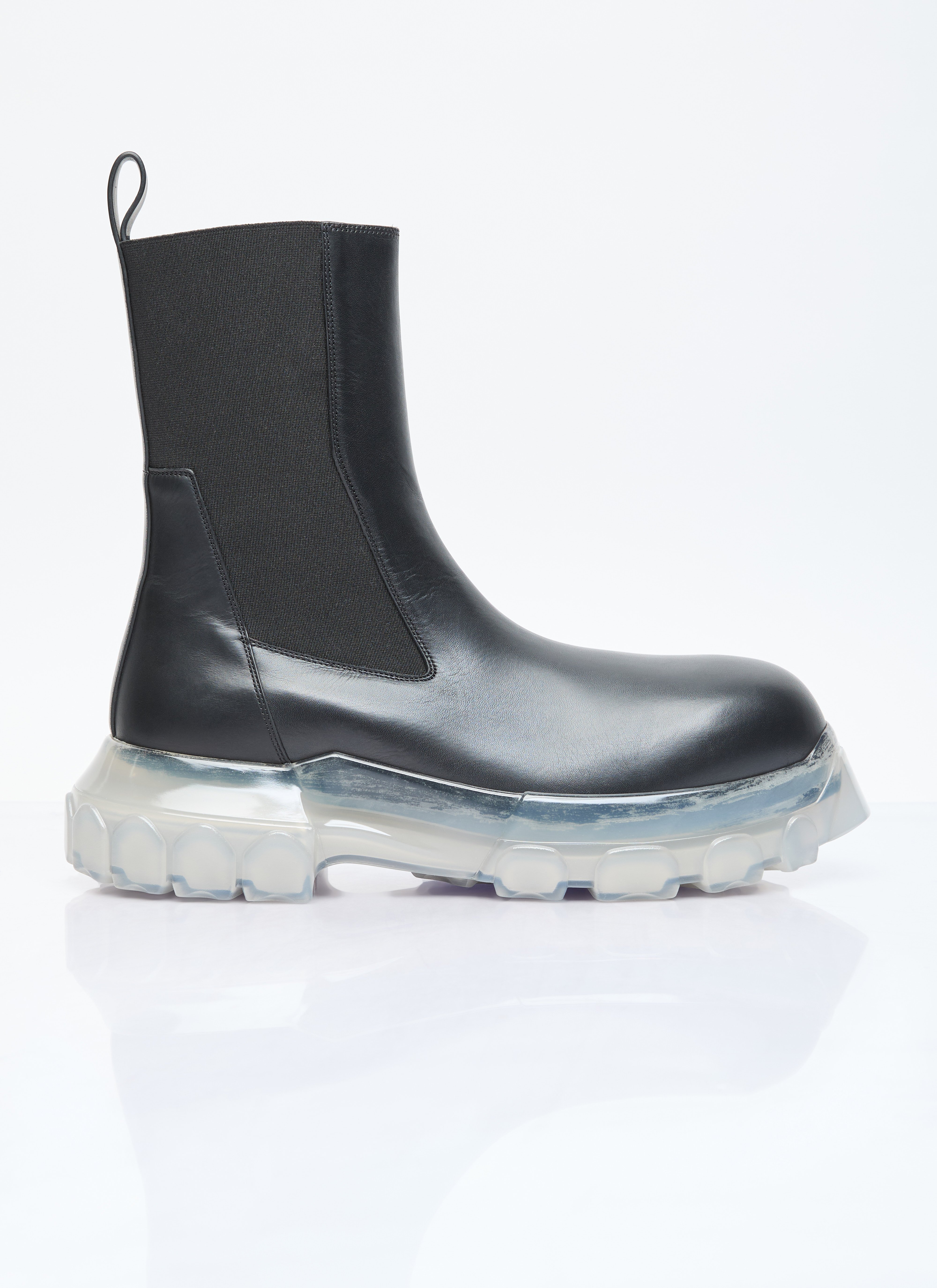 Rick Owens Men's' Beatle Bozo Tractor Boots in Black | LN-CC®