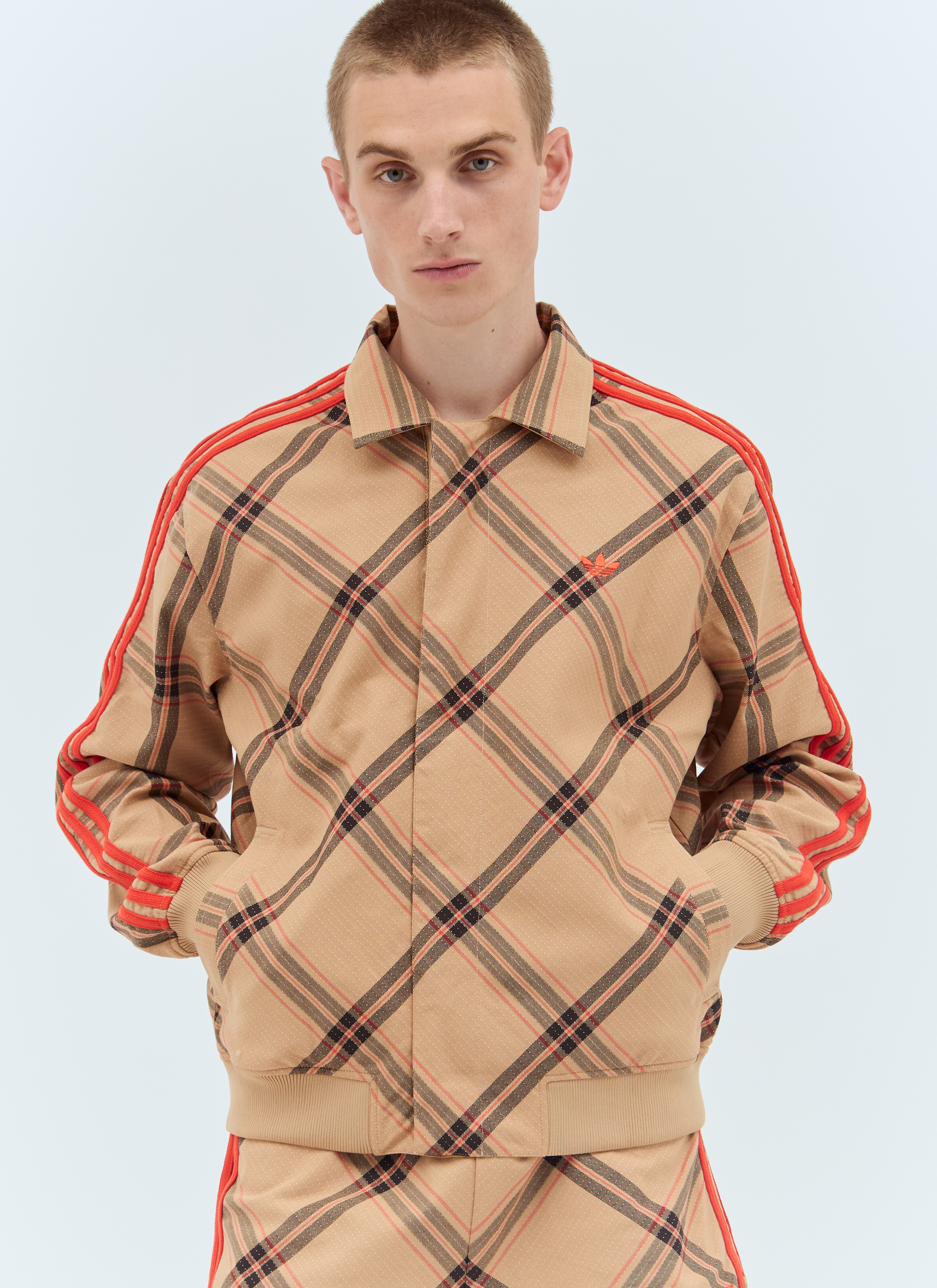 adidas by Wales Bonner Men's' Reversible Harris Jacket in Beige