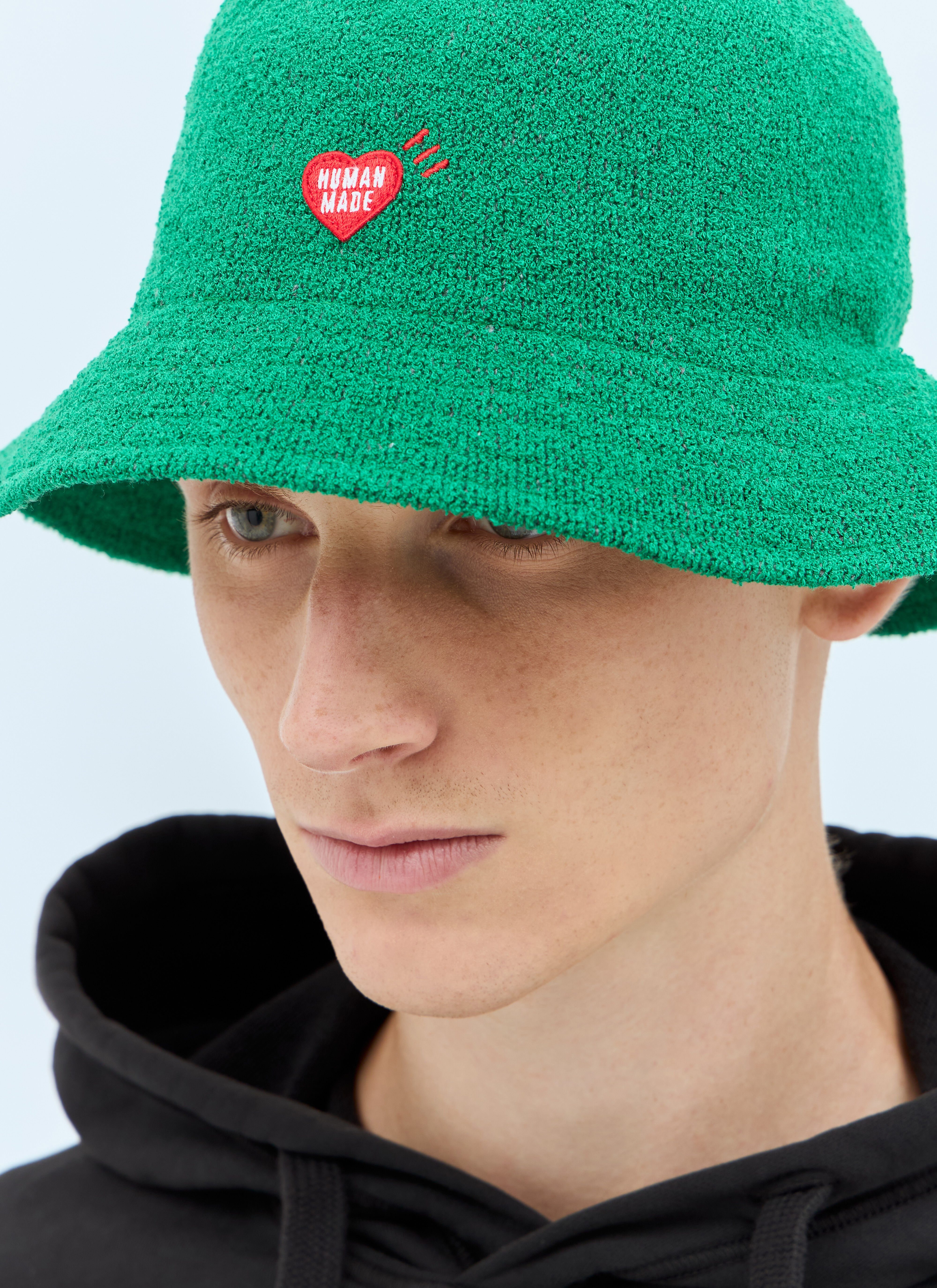Human Made Men's' Pile Bucket Hat in Green | LN-CC®