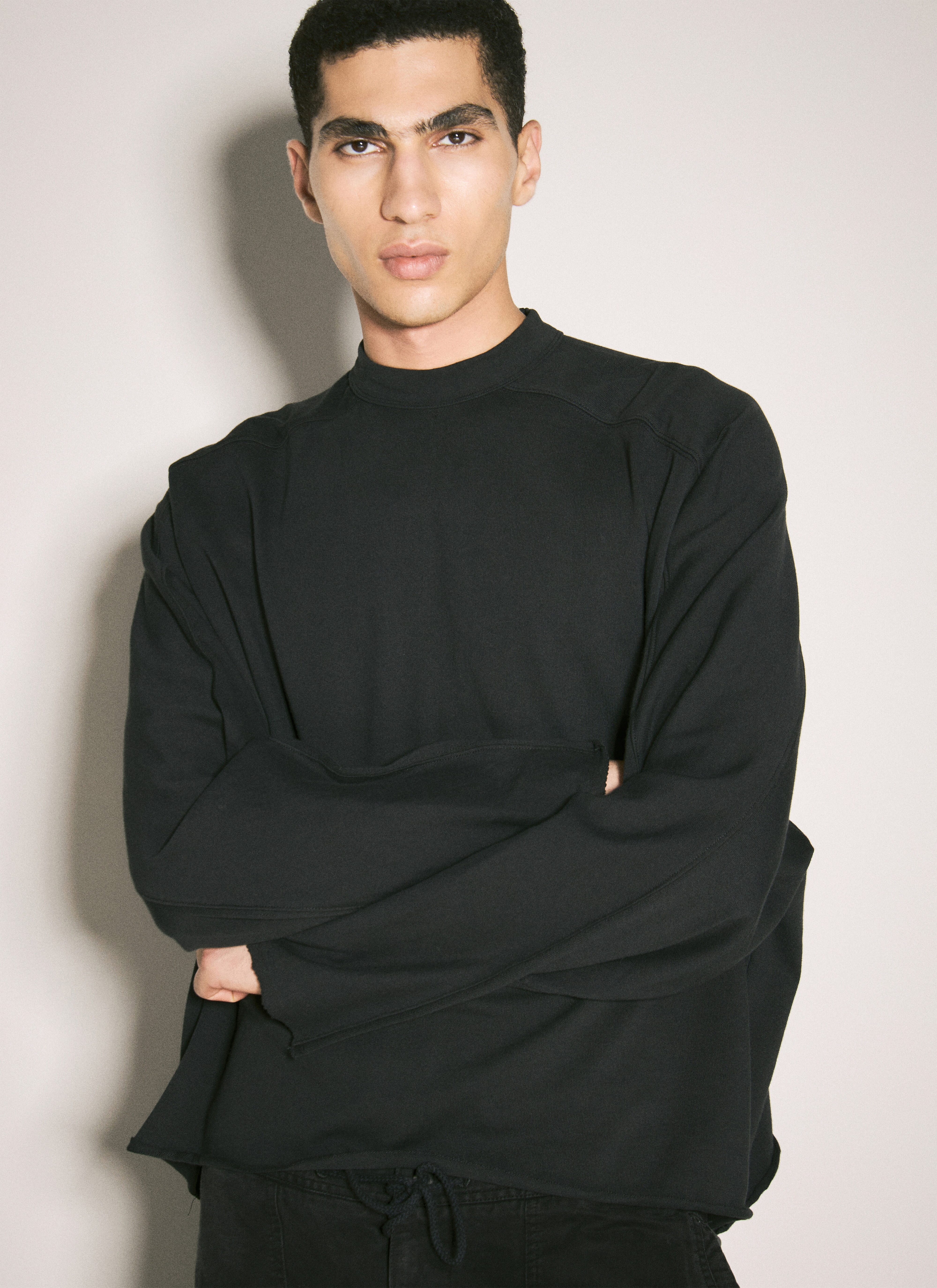Entire Studios Men's' Heavy Long Sleeve T-Shirt in Black | LN-CC®