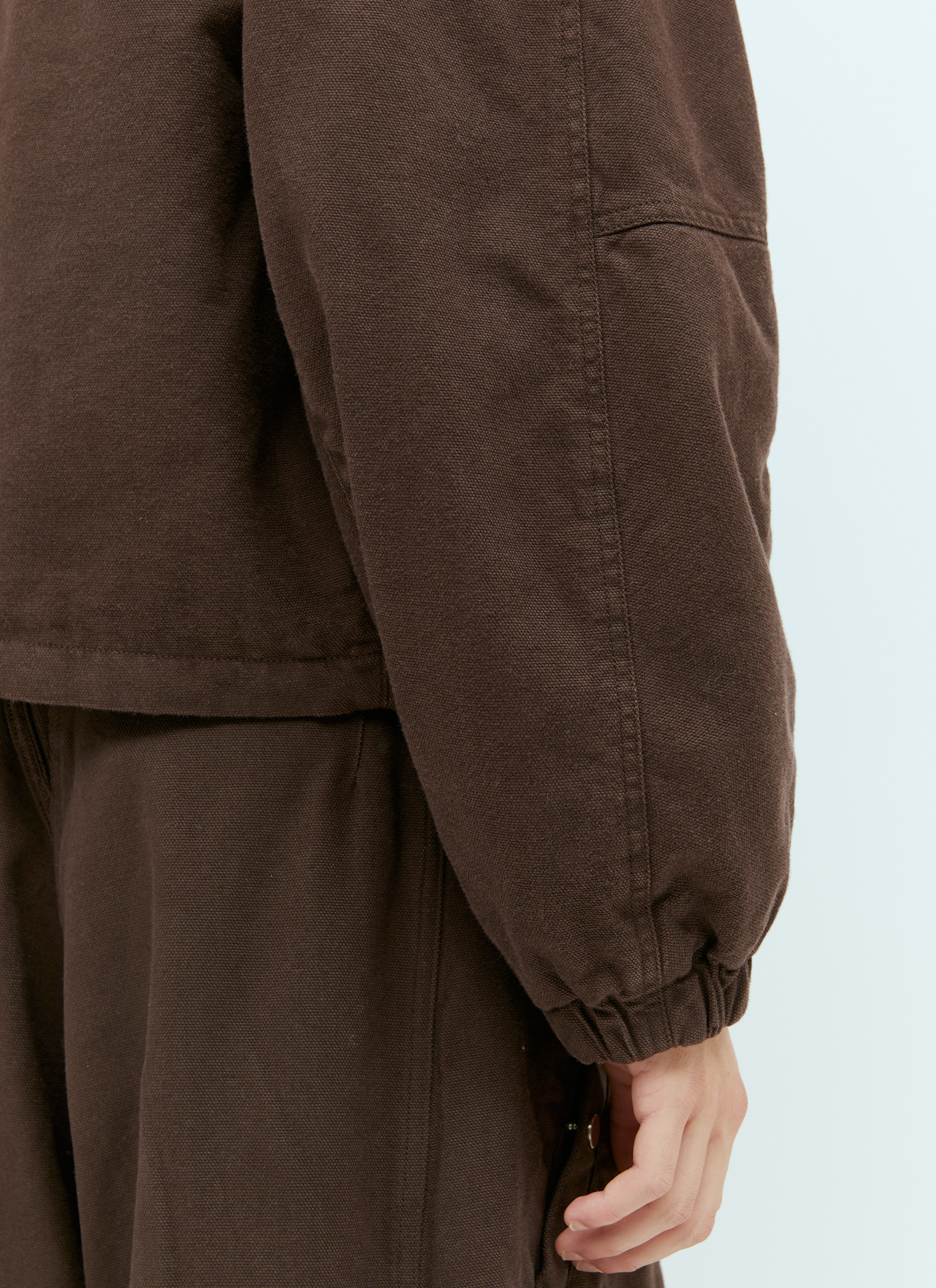 Jacquemus Men's' Le Blouson Trivela Utility Jacket in Brown | LN-CC®