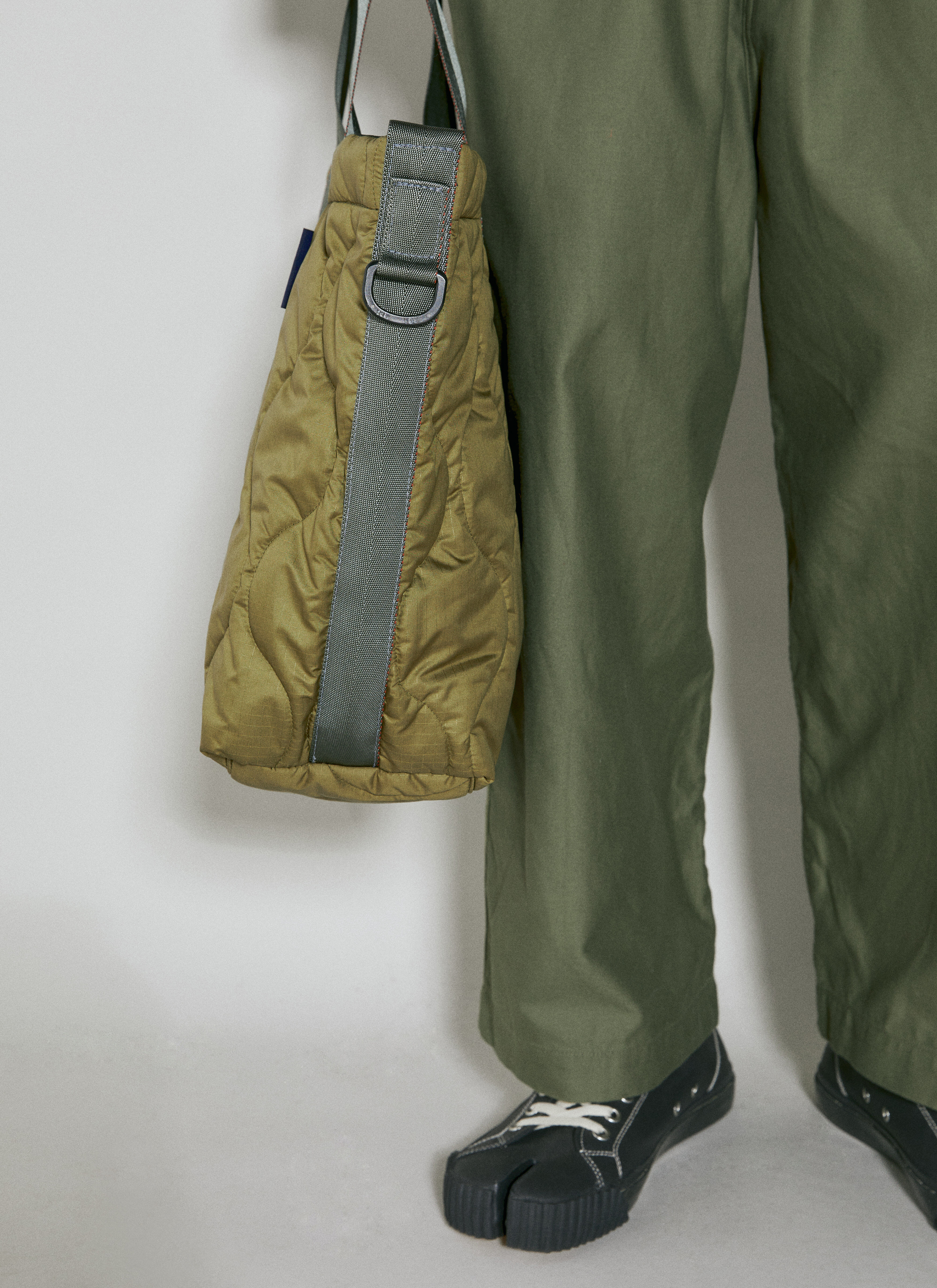 Comme des Garçons Homme Men's' Quilted Tote Bag in Green | LN-CC®