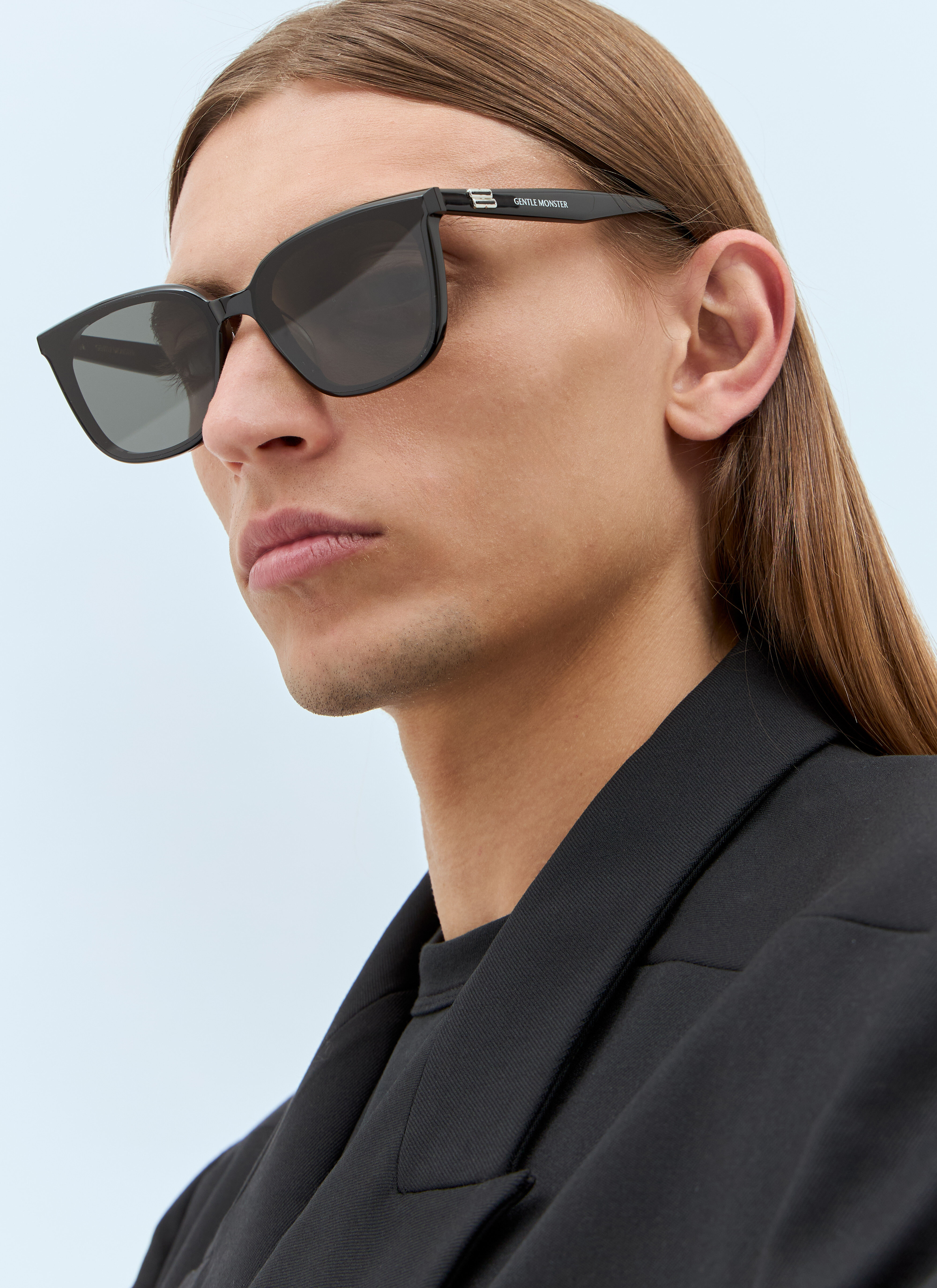 Gentle Monster Men's' Pino 01 Sunglasses in Black | LN-CC®