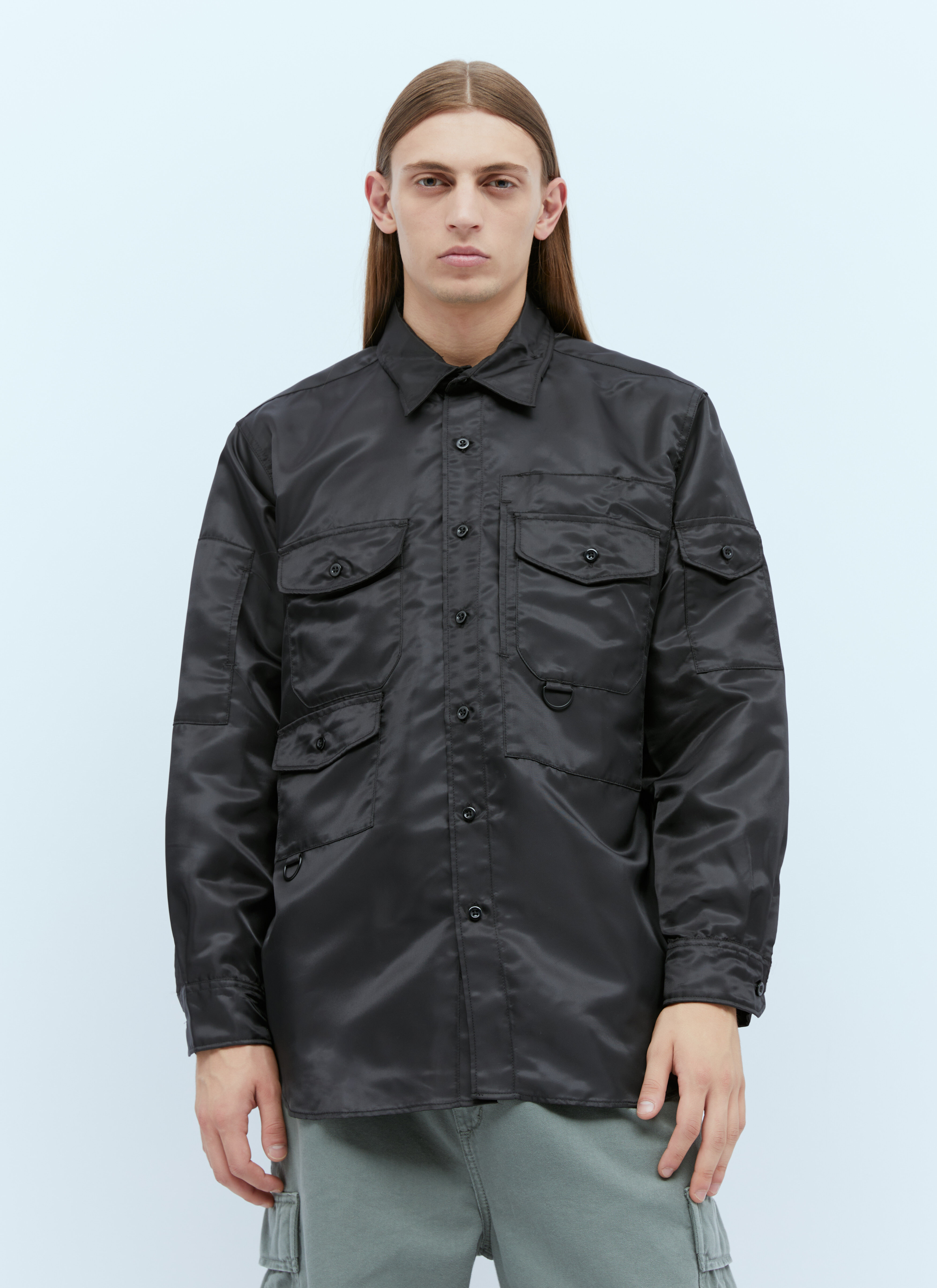 Engineered Garments Men's' Trail Shirt in Black | LN-CC®