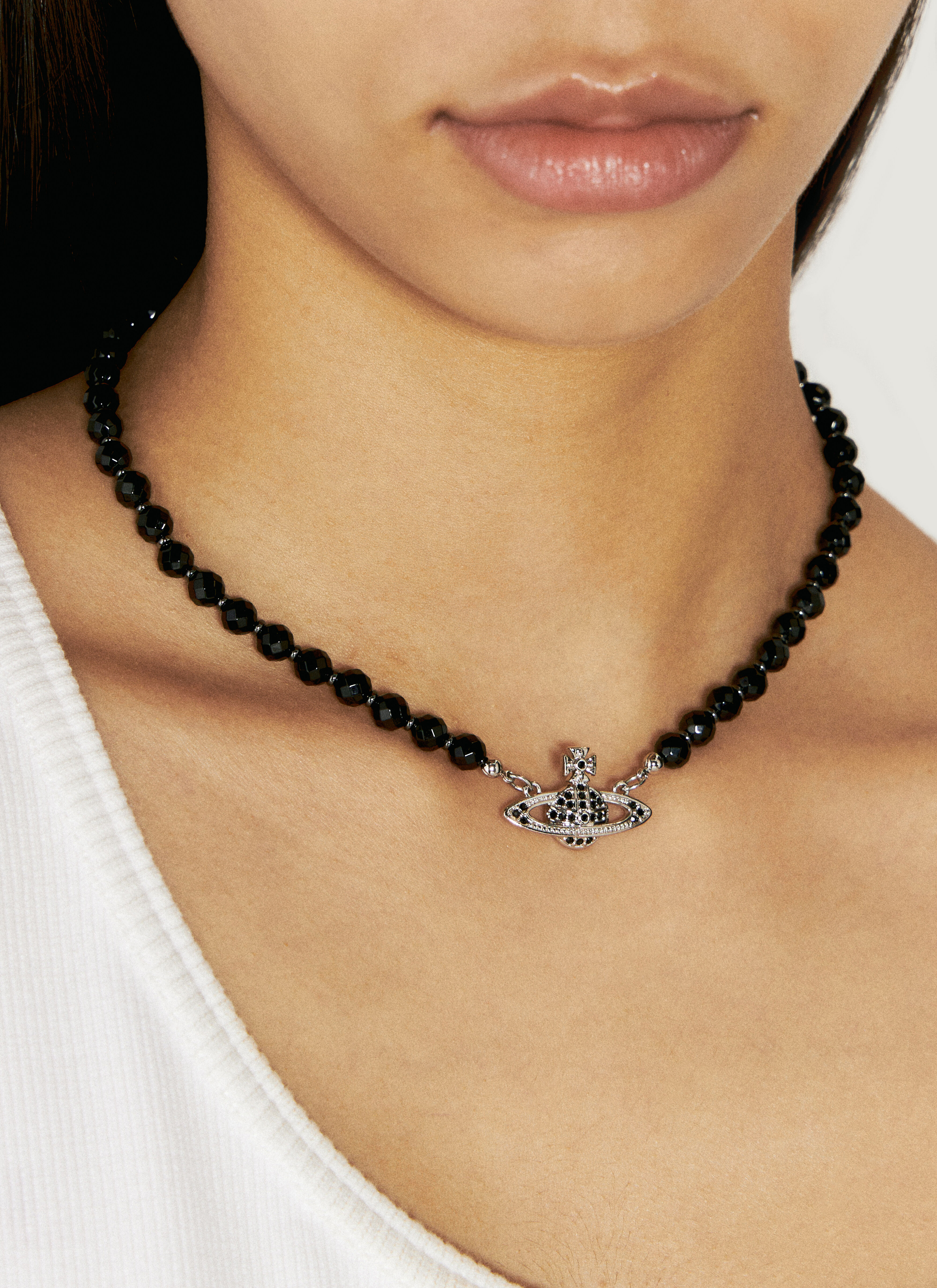 Vivienne Westwood レディース メサライン チョーカー の ブラック