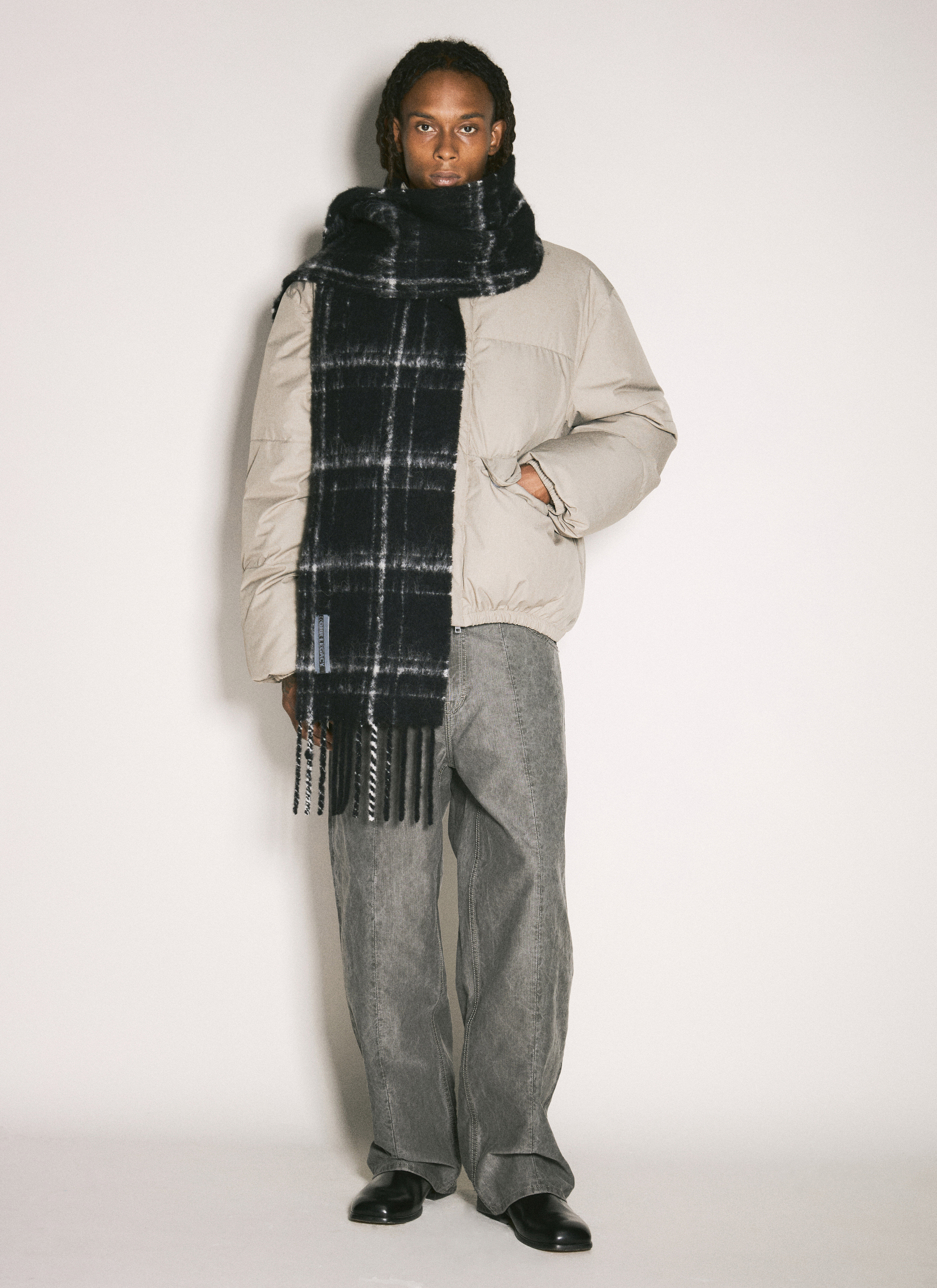 Our Legacy Men's' Estate Scarf in Black | LN-CC®