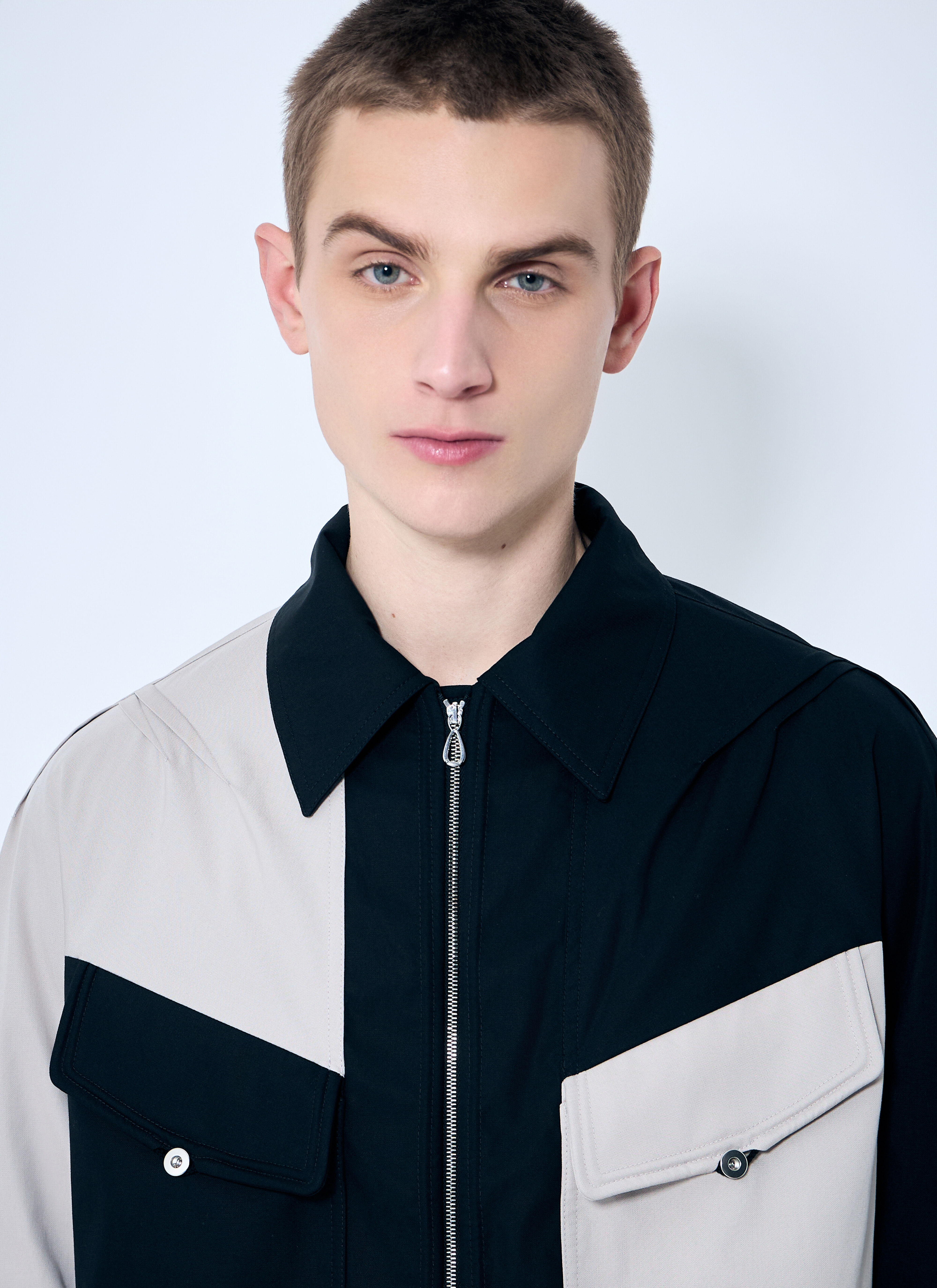 Kiko Kostadinov Men's' Alec K-Dart Jacket in Black | LN-CC®