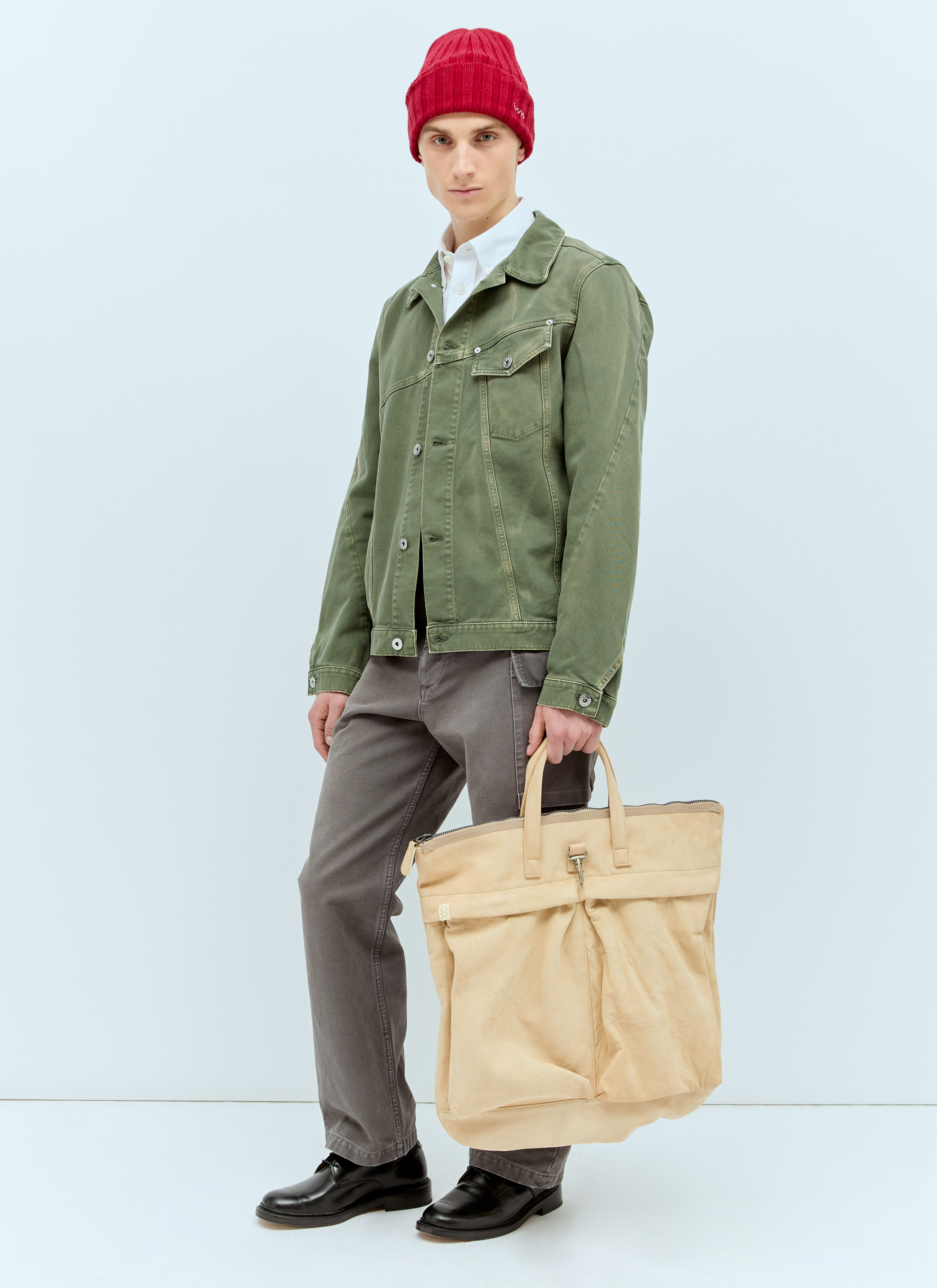 Visvim Men's' Mavcat Tote Bag in Beige | LN-CC®