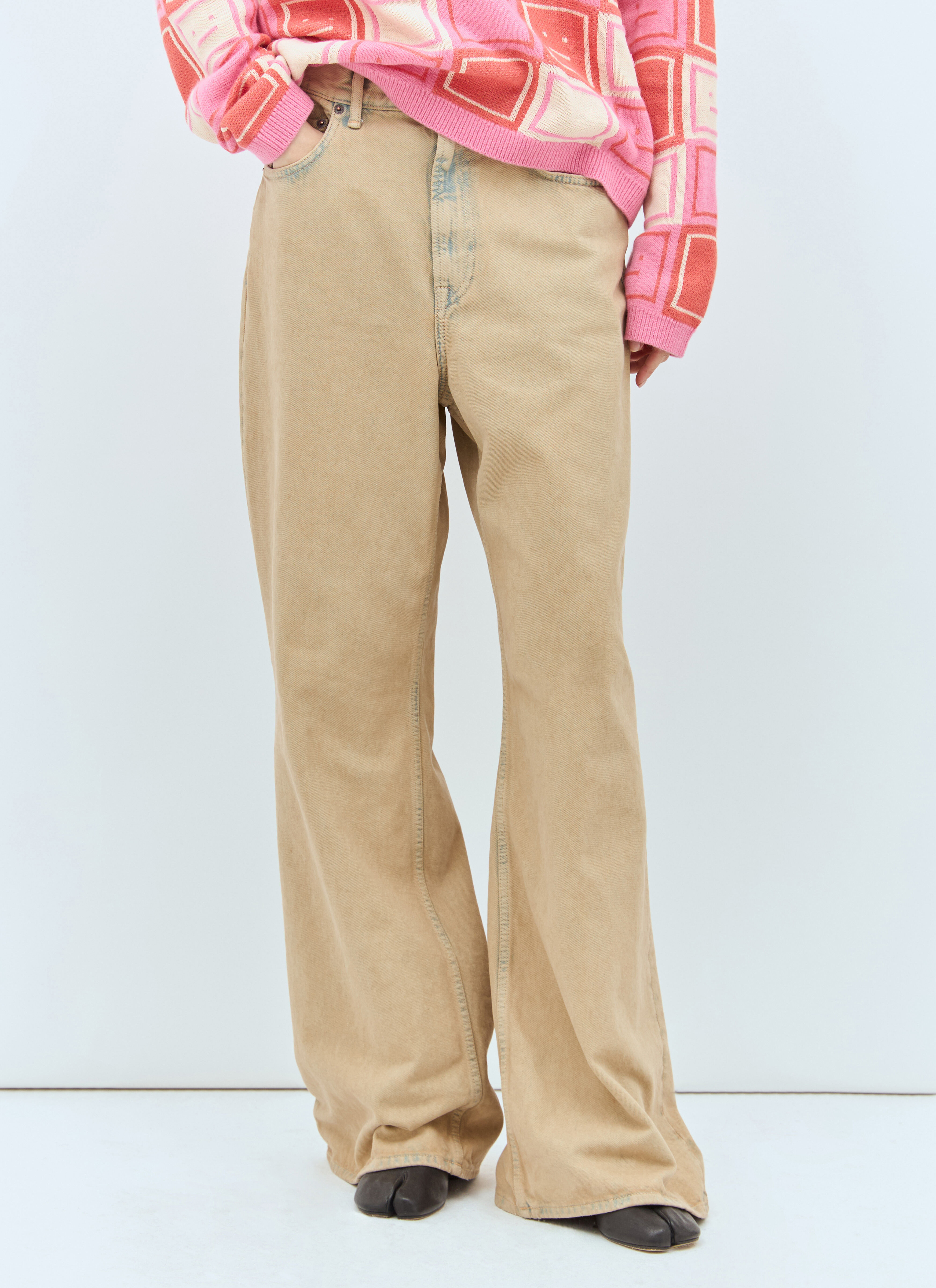 Acne Studios 2022 Relaxed-Fit Jeans in Beige für Damen | LN-CC®