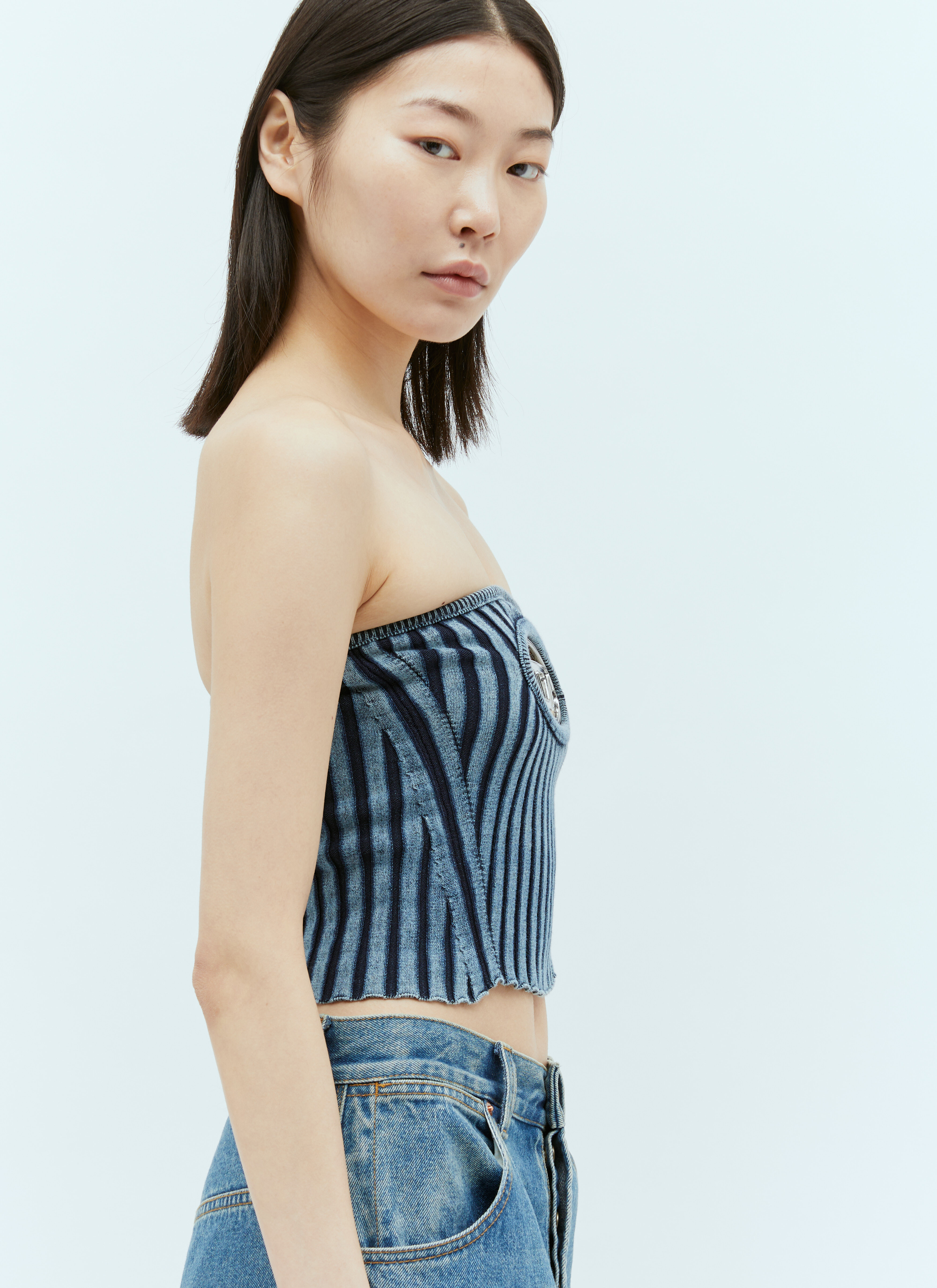 Diesel Women's' M-Clarksville Bandeau Top in Blue | LN-CC®