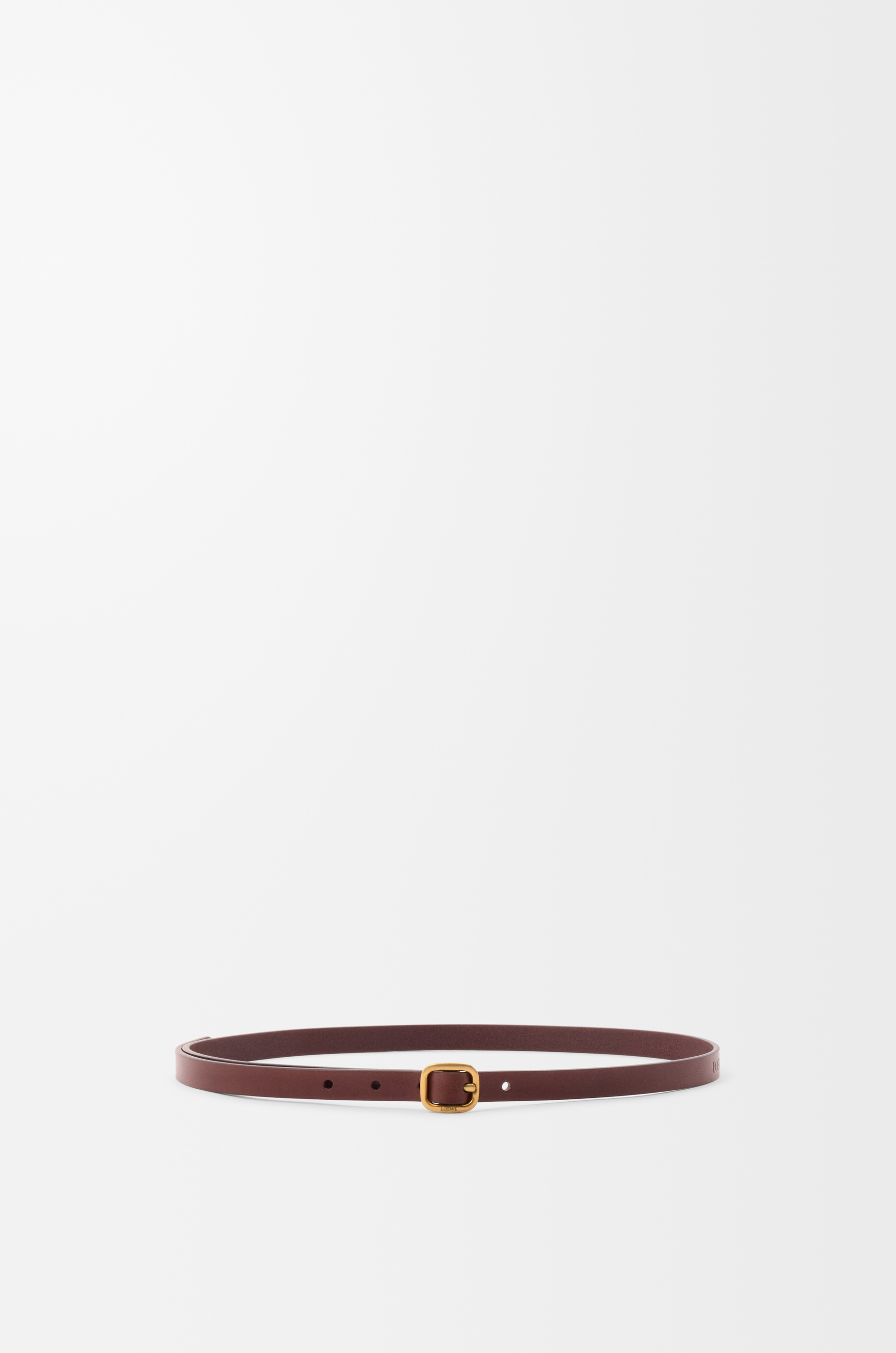ラウンド ソフト ベルト（クラシックカーフ） ブラウン - LOEWE Japan