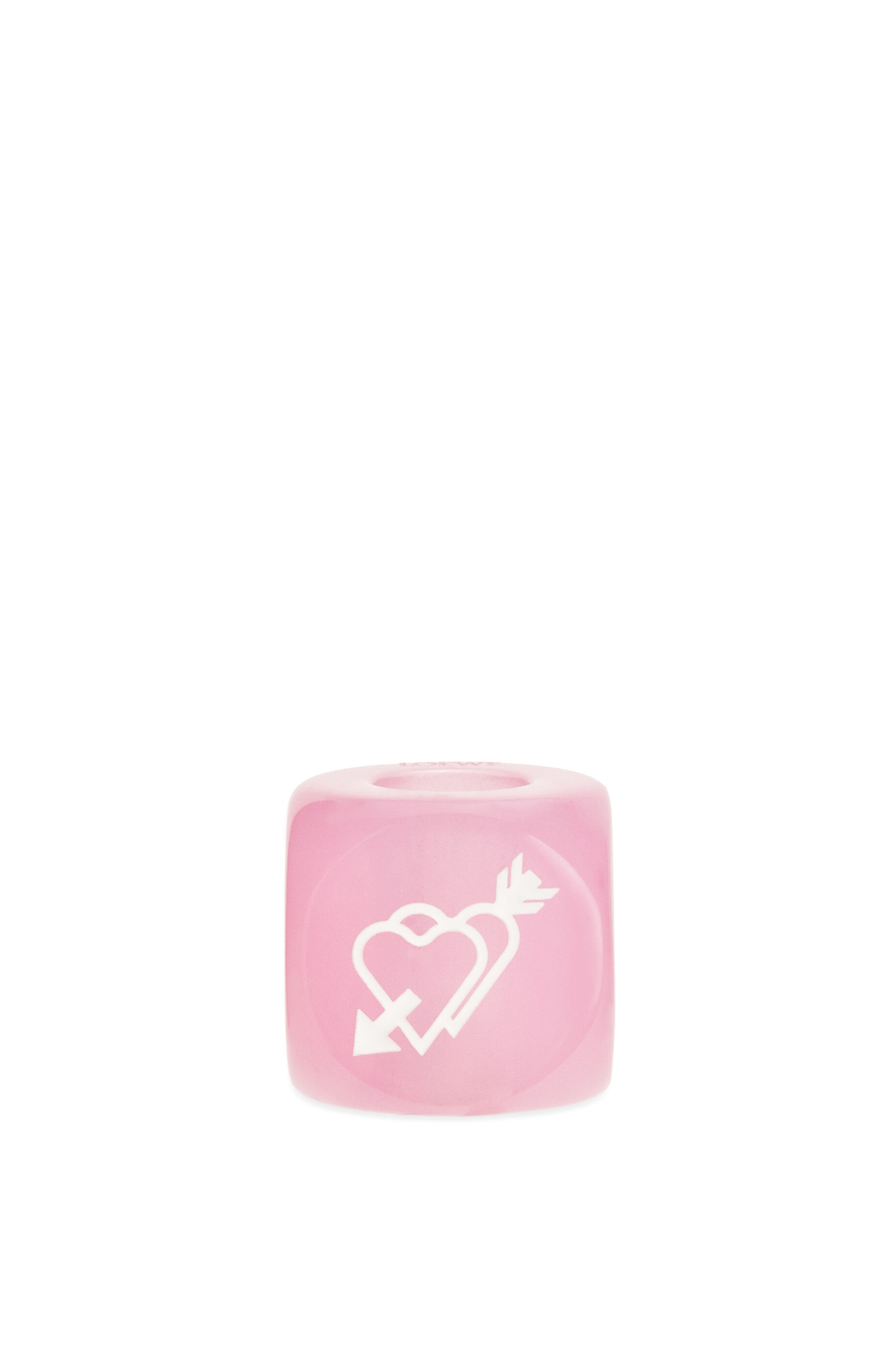 ハート ダイス ビッグ (アクリル) ピンク - LOEWE Japan official website