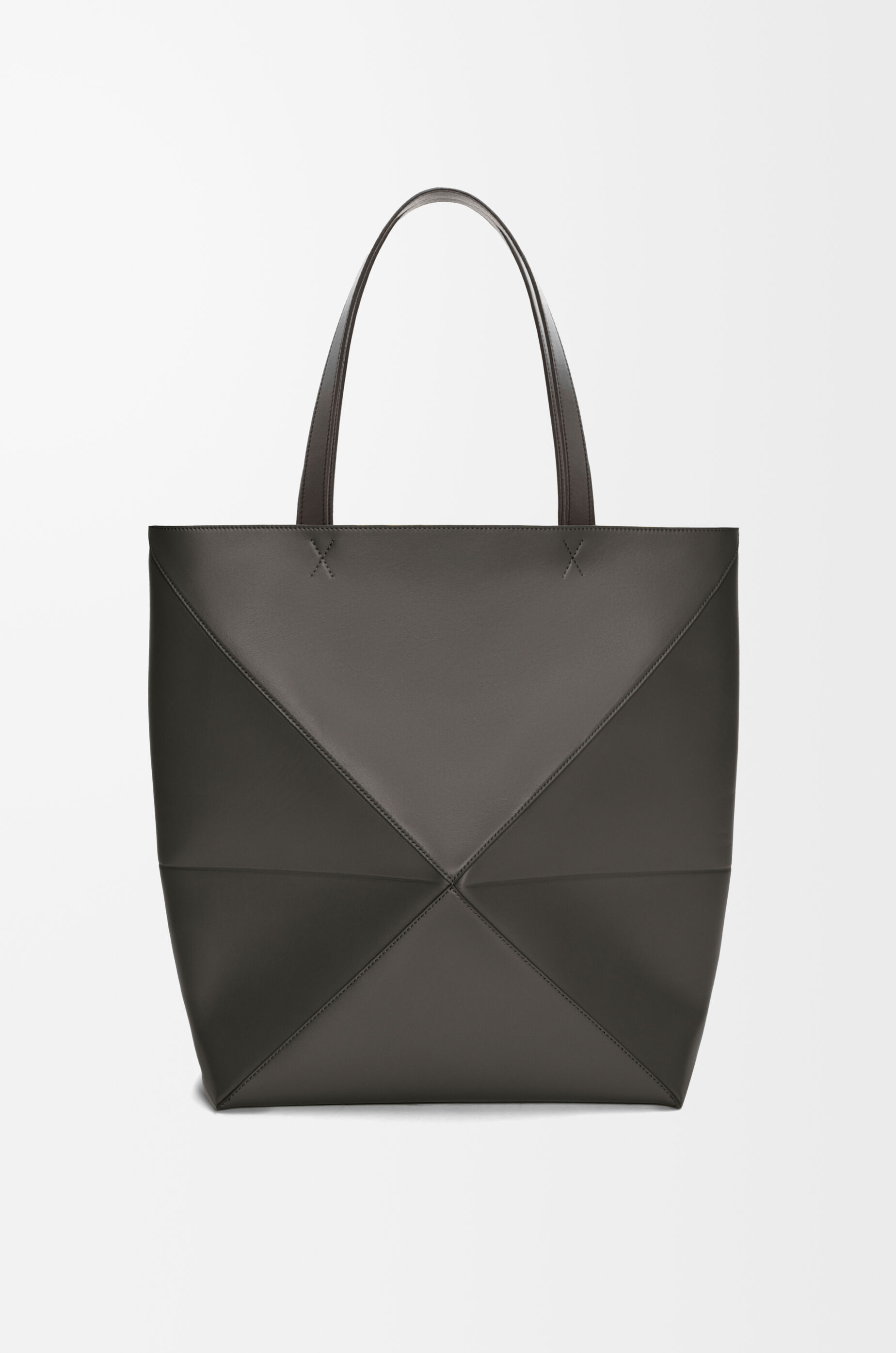 パズルフォルド トート XL（シャイニーカーフ） グレー - LOEWE Japan