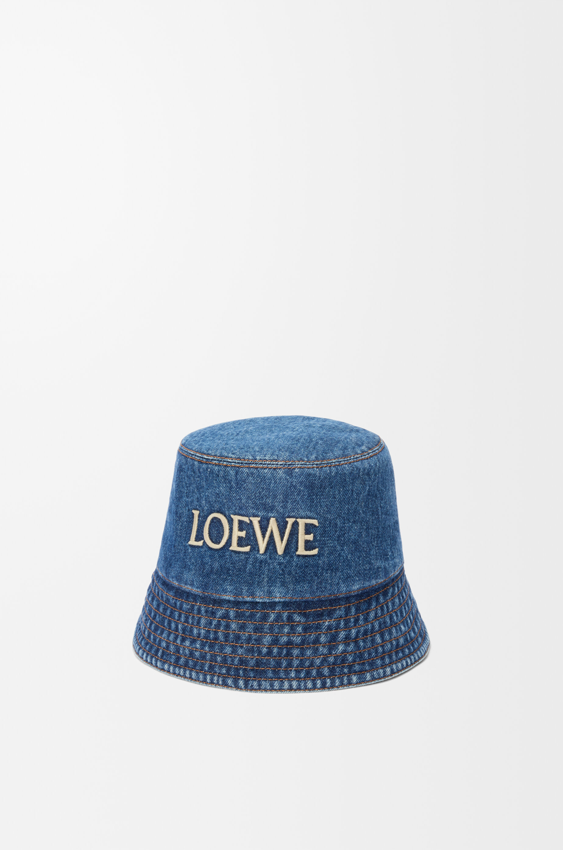 ロエベ バケットハット（デニム） ブルー - LOEWE Japan official website