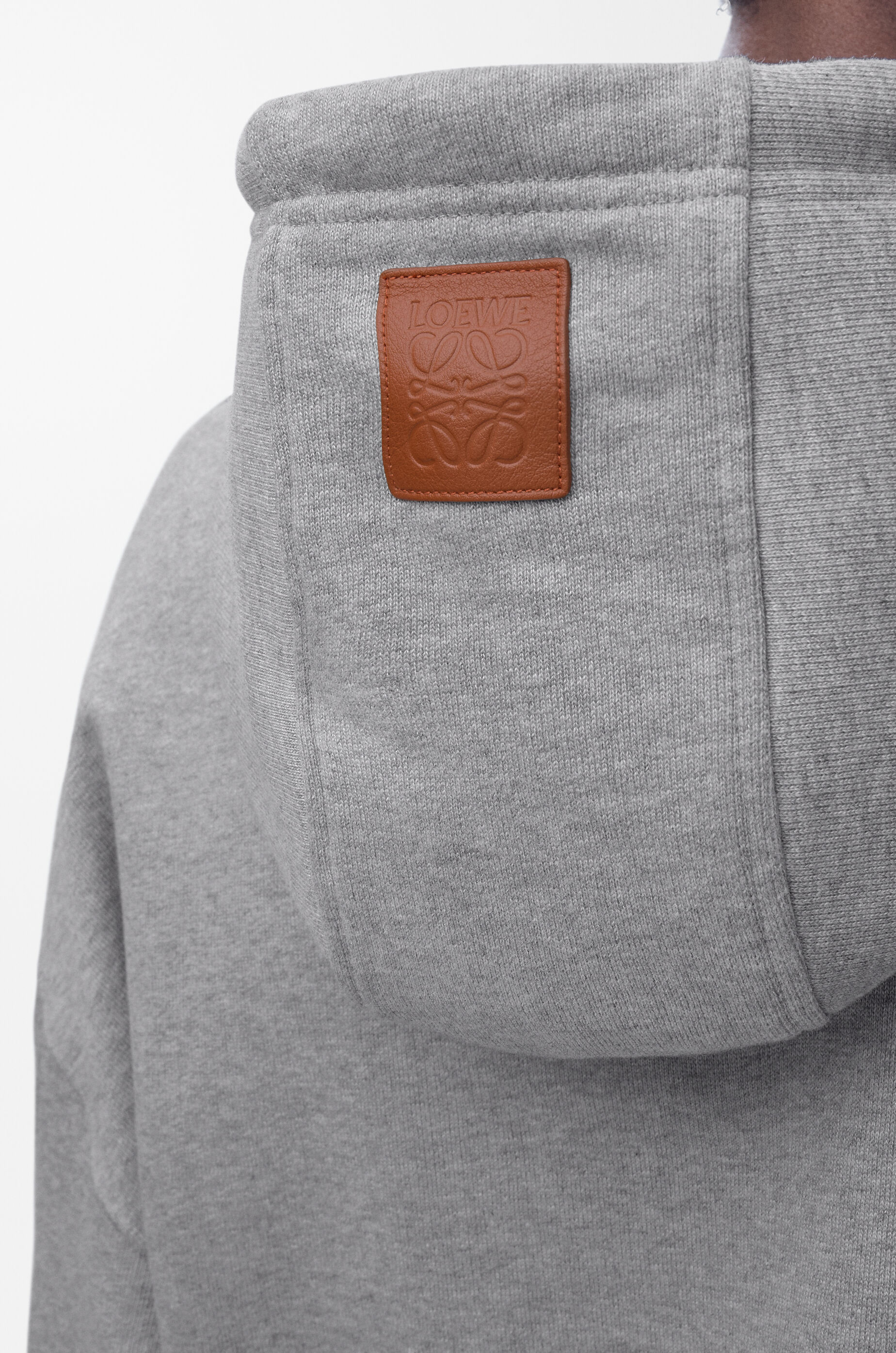リラックスフィット フーディー（コットン） グレー - LOEWE Japan