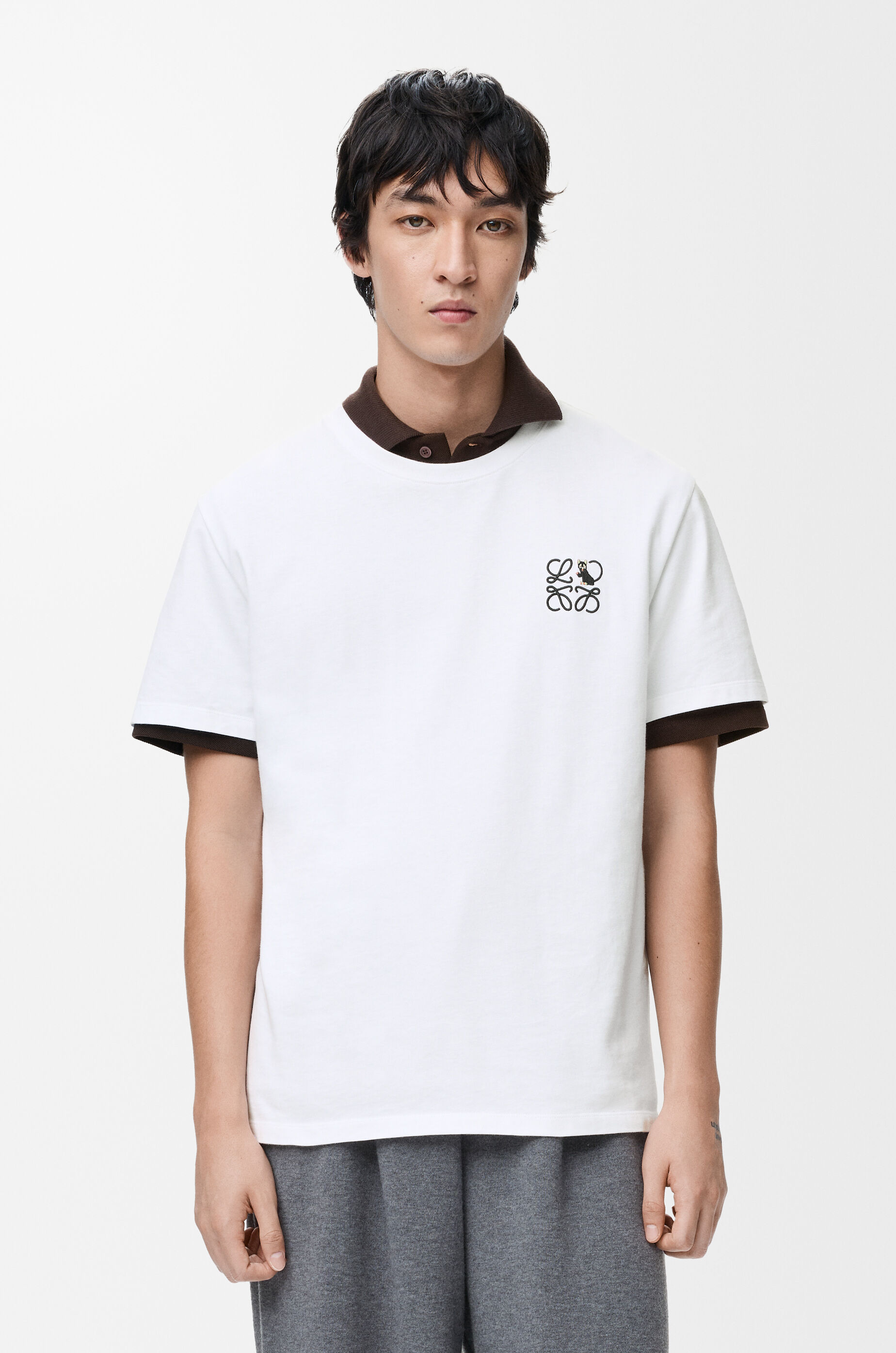 リラックスフィット Tシャツ（コットン） ホワイト - LOEWE Japan
