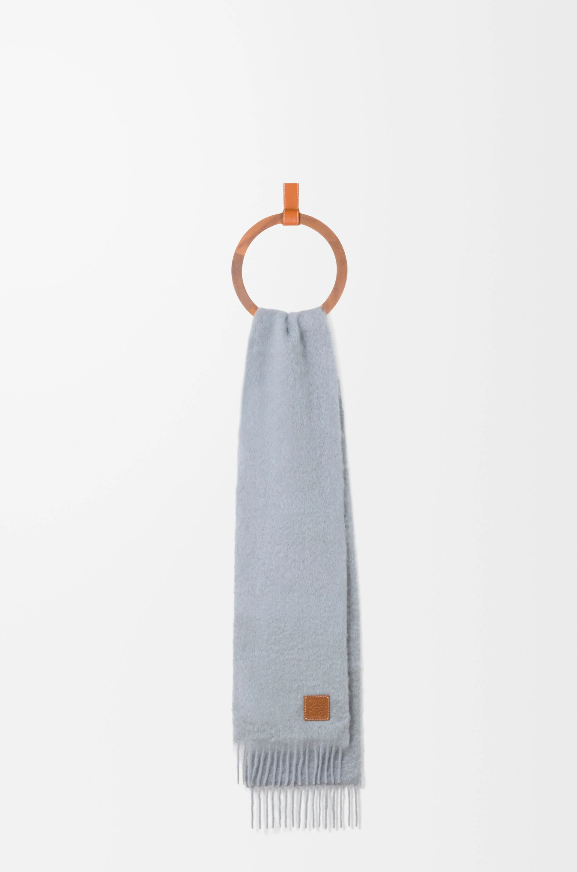 スカーフ（モヘア＆ウール）​ グレー - LOEWE Japan official website