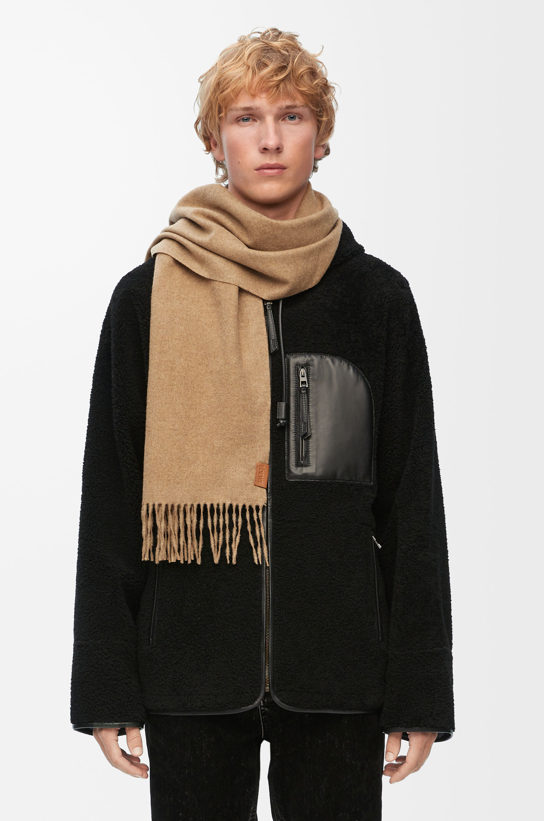 スカーフ（カシミヤ） ベージュ - LOEWE Japan official website