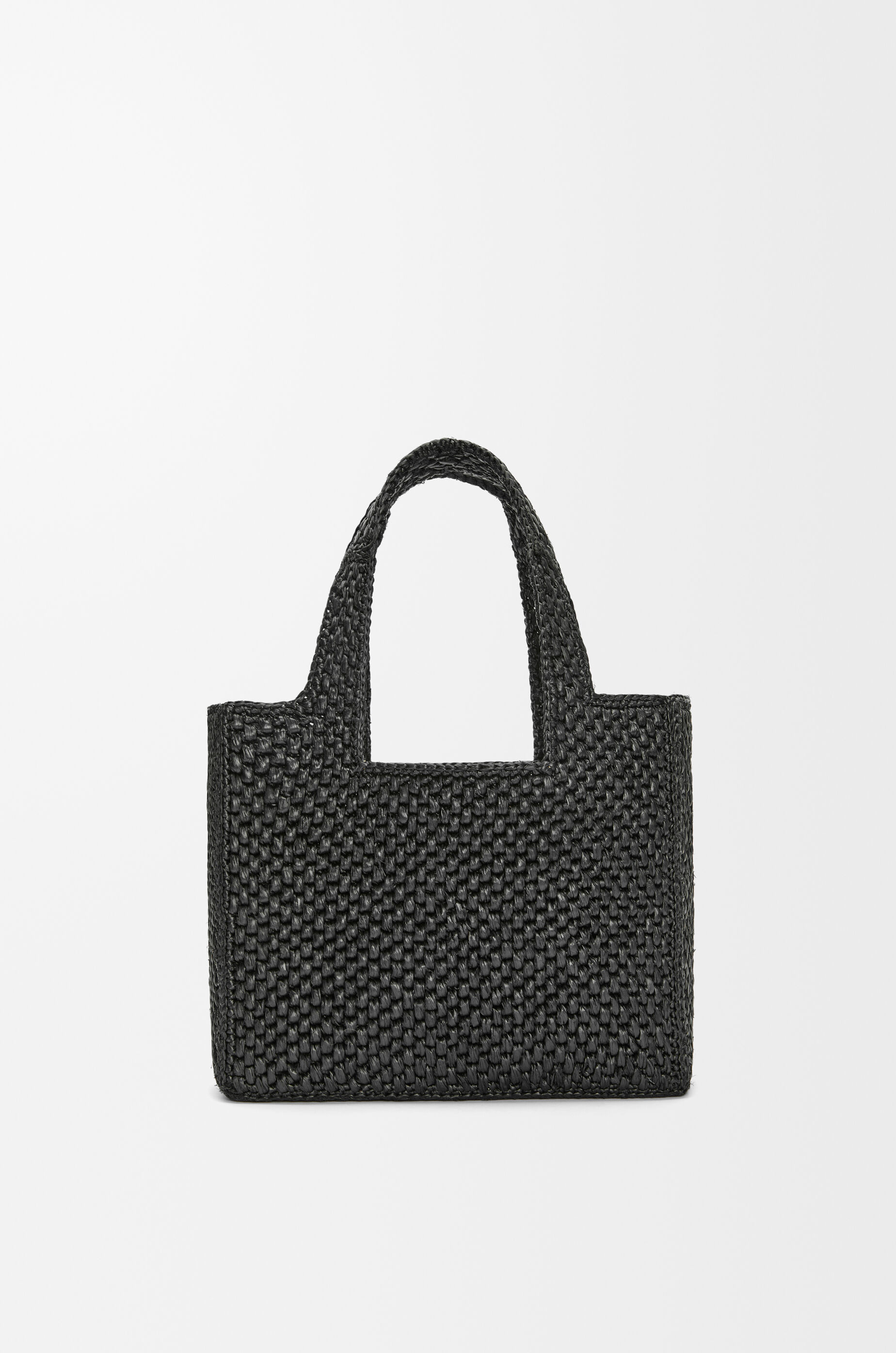 ロエベフォント トート スモール（ラフィア） ブラック - LOEWE Japan