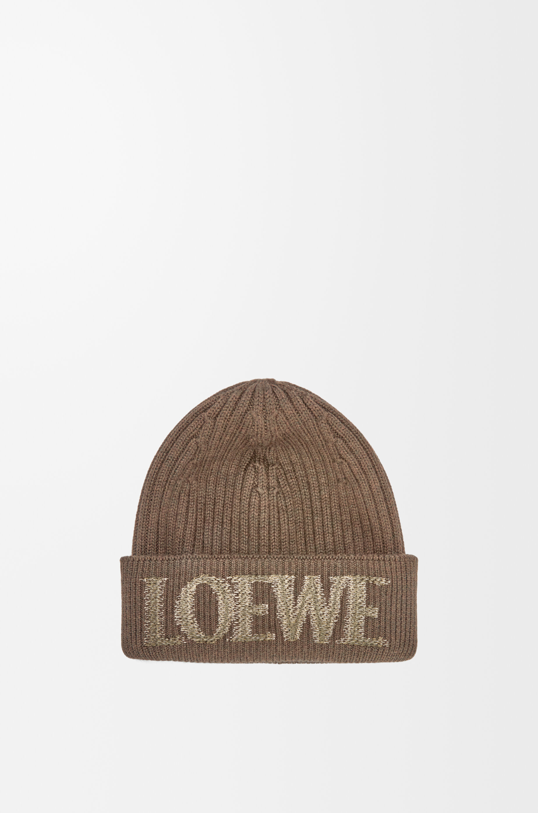 ロエベ ビーニー（ウール） ブラウン - LOEWE Japan official website