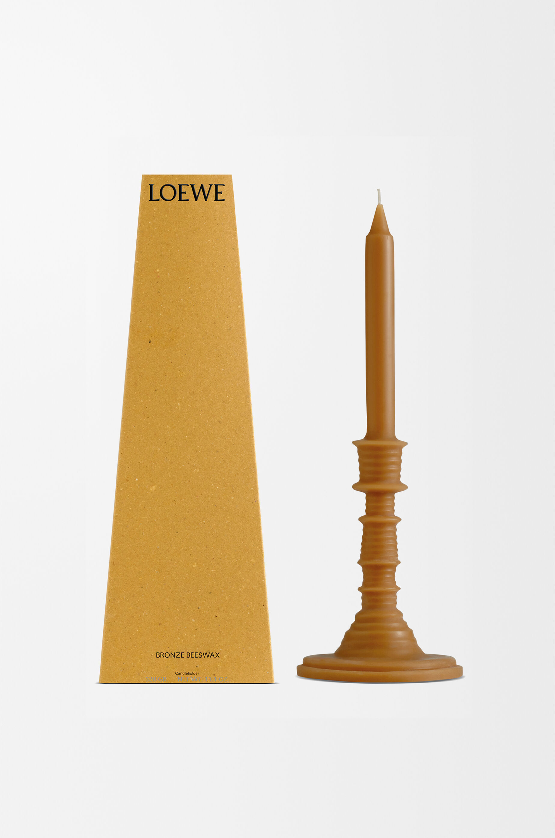 ブロンズ ビーワックス キャンドルホルダー イエロー - LOEWE Japan