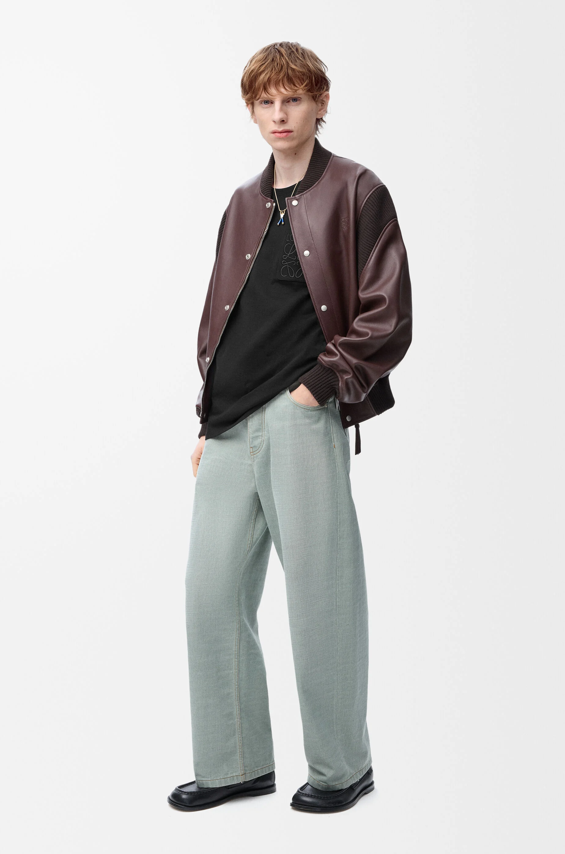 リラックスフィット Tシャツ（コットン） ブラック - LOEWE Japan