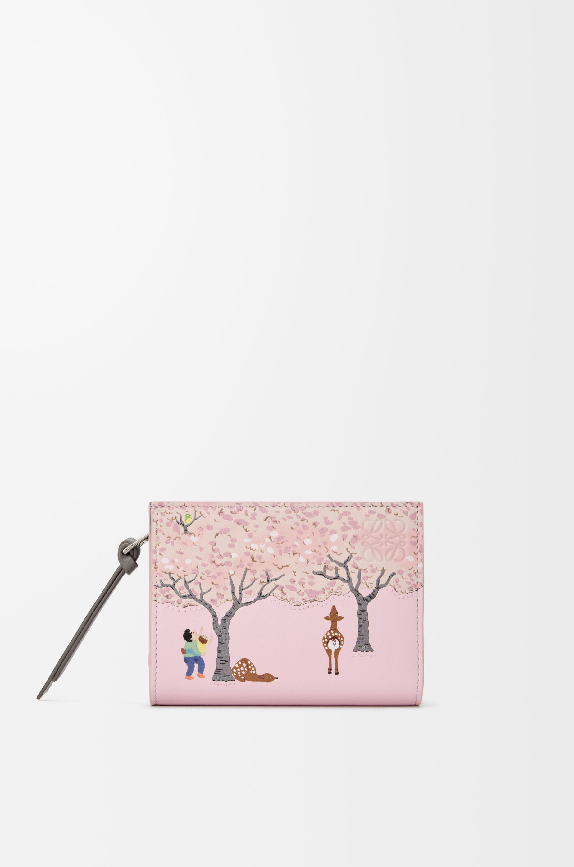 シカ コンパクト ウォレット（ナパカーフ） ピンク - LOEWE Japan