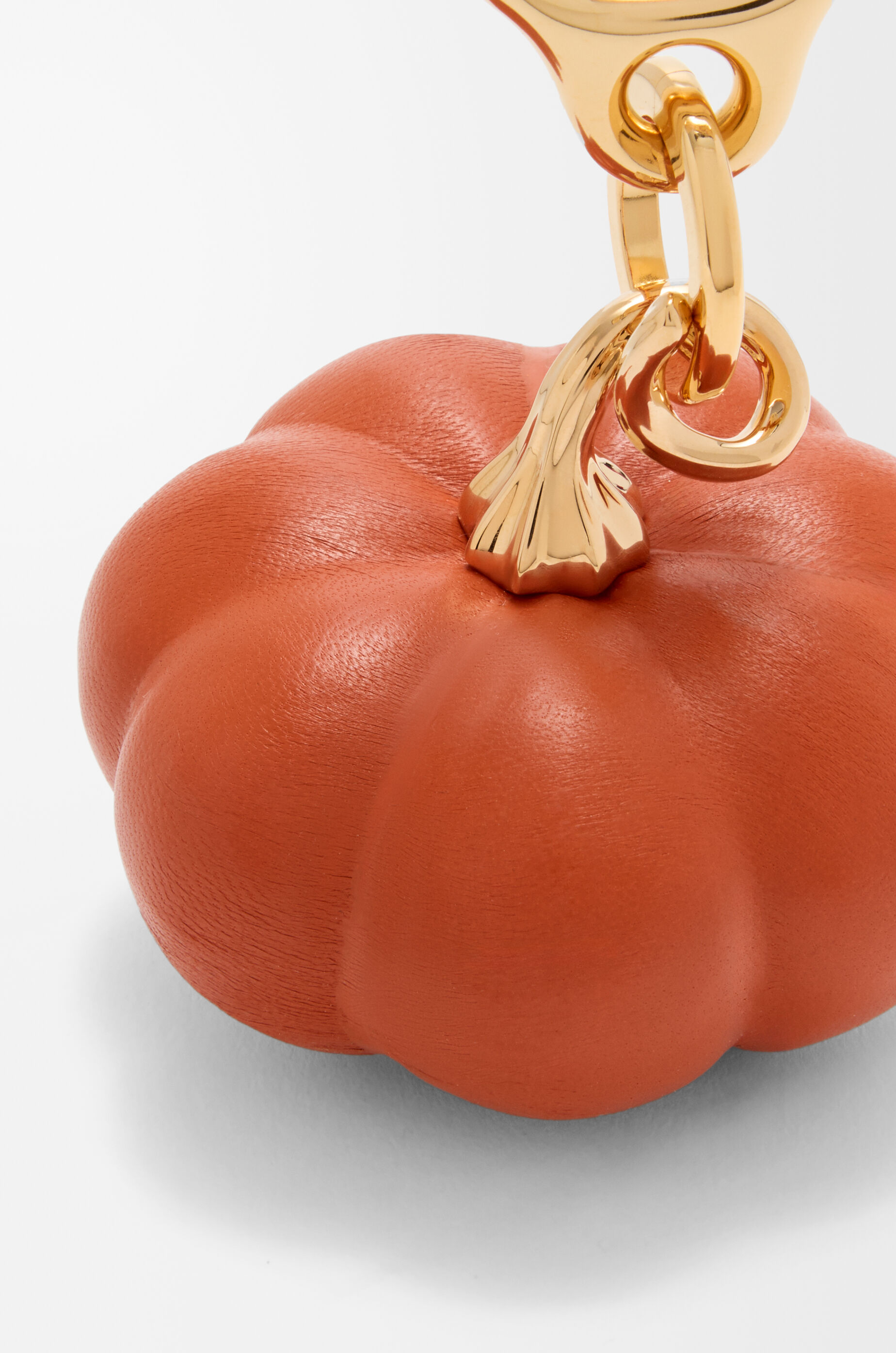 Pumpkin charm in lambskin Orange - LOEWE