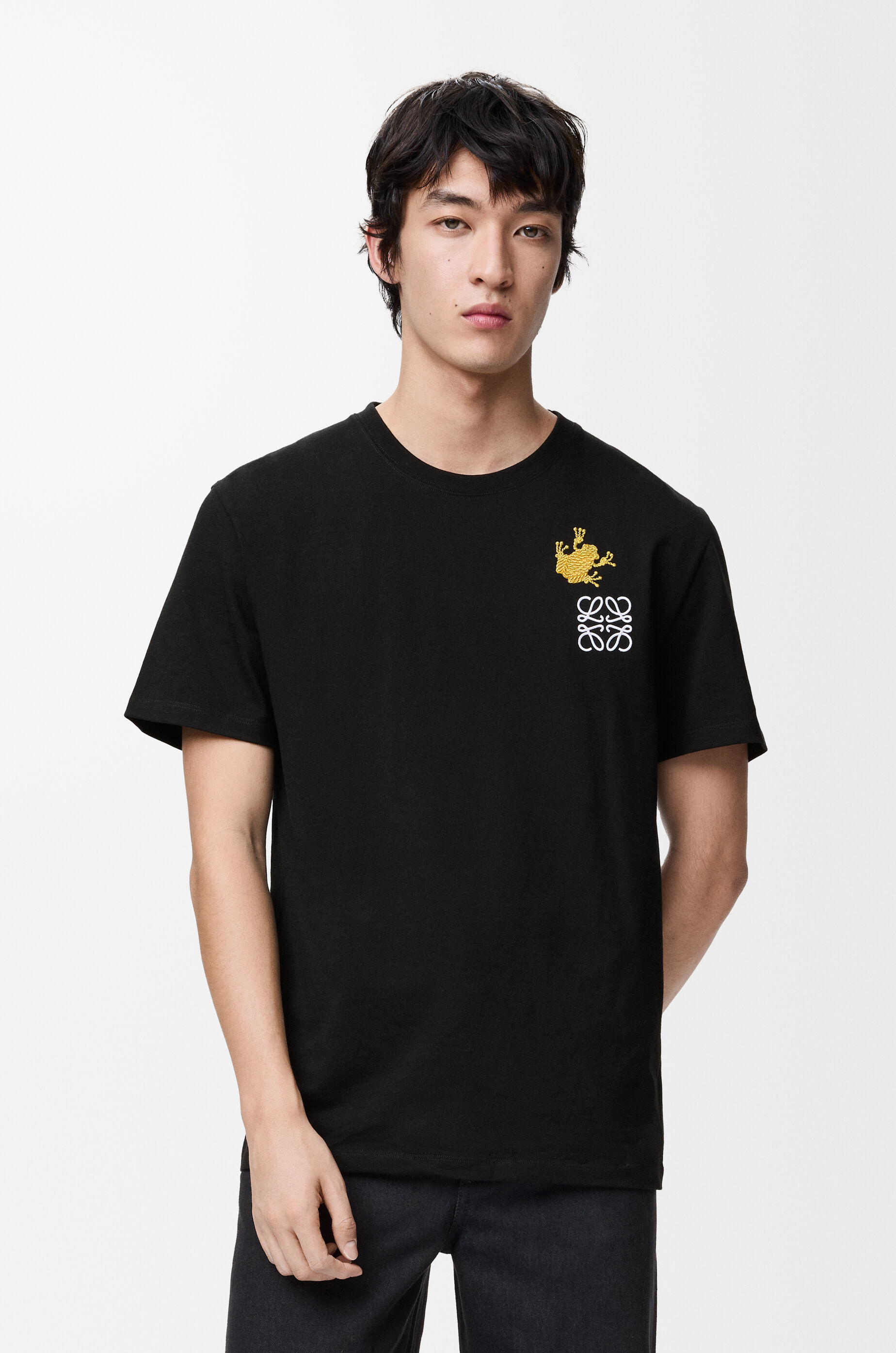 リラックスフィット Tシャツ（コットン） ブラック - LOEWE Japan