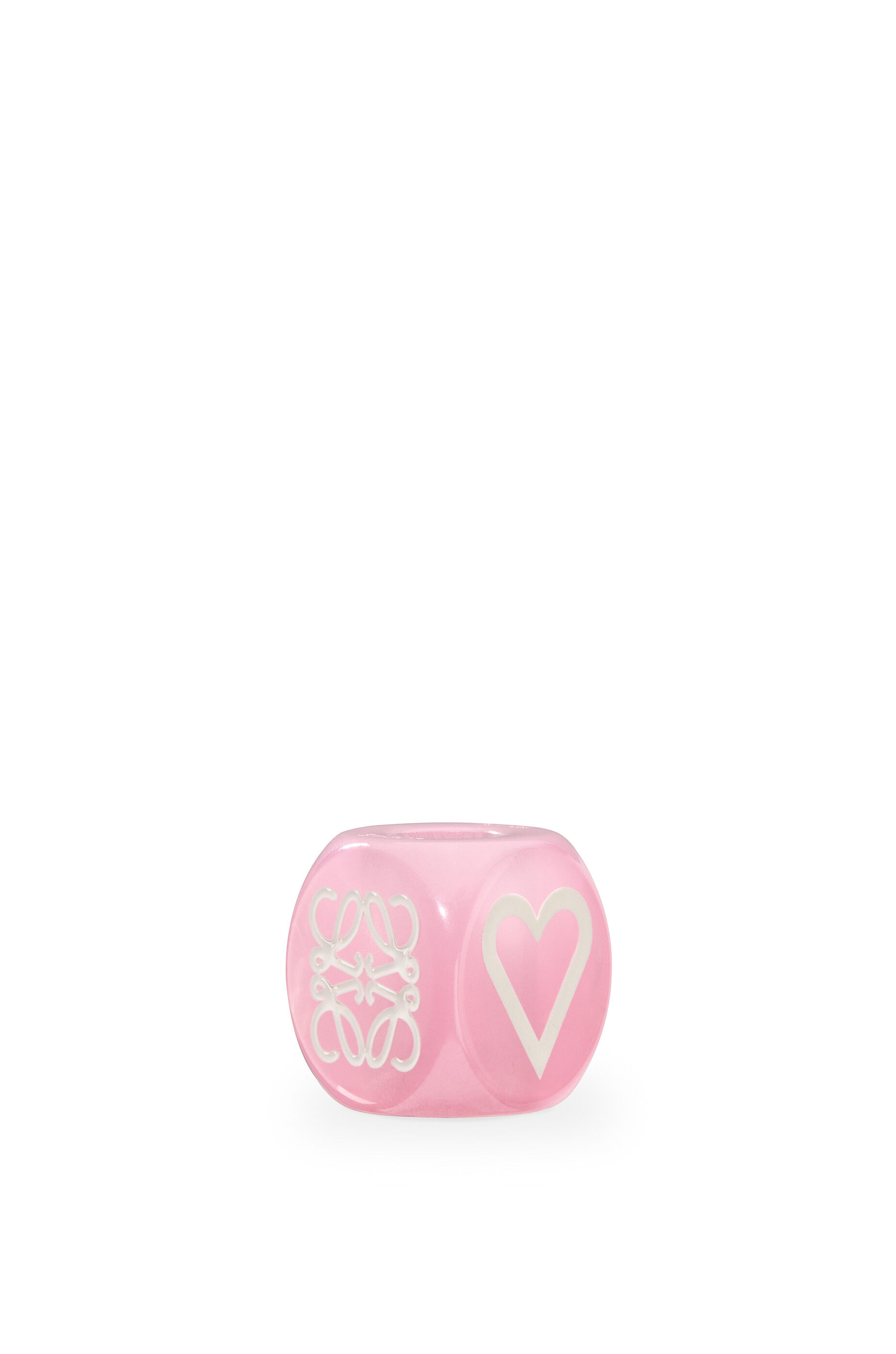 ハート ダイス ビッグ (アクリル) ピンク - LOEWE Japan official website