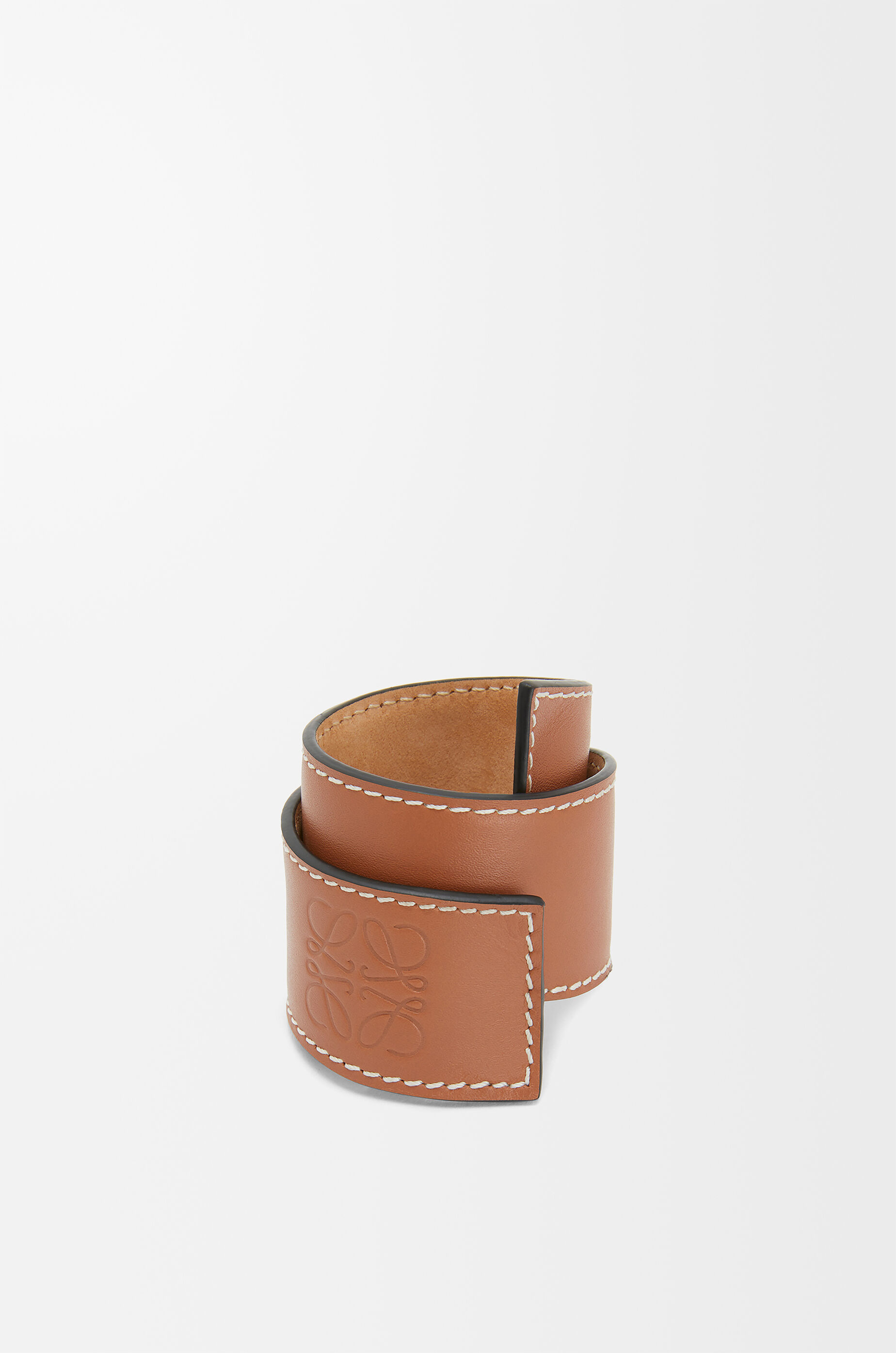 スラップ ブレスレット スモール (カーフ) ブラウン - LOEWE Japan