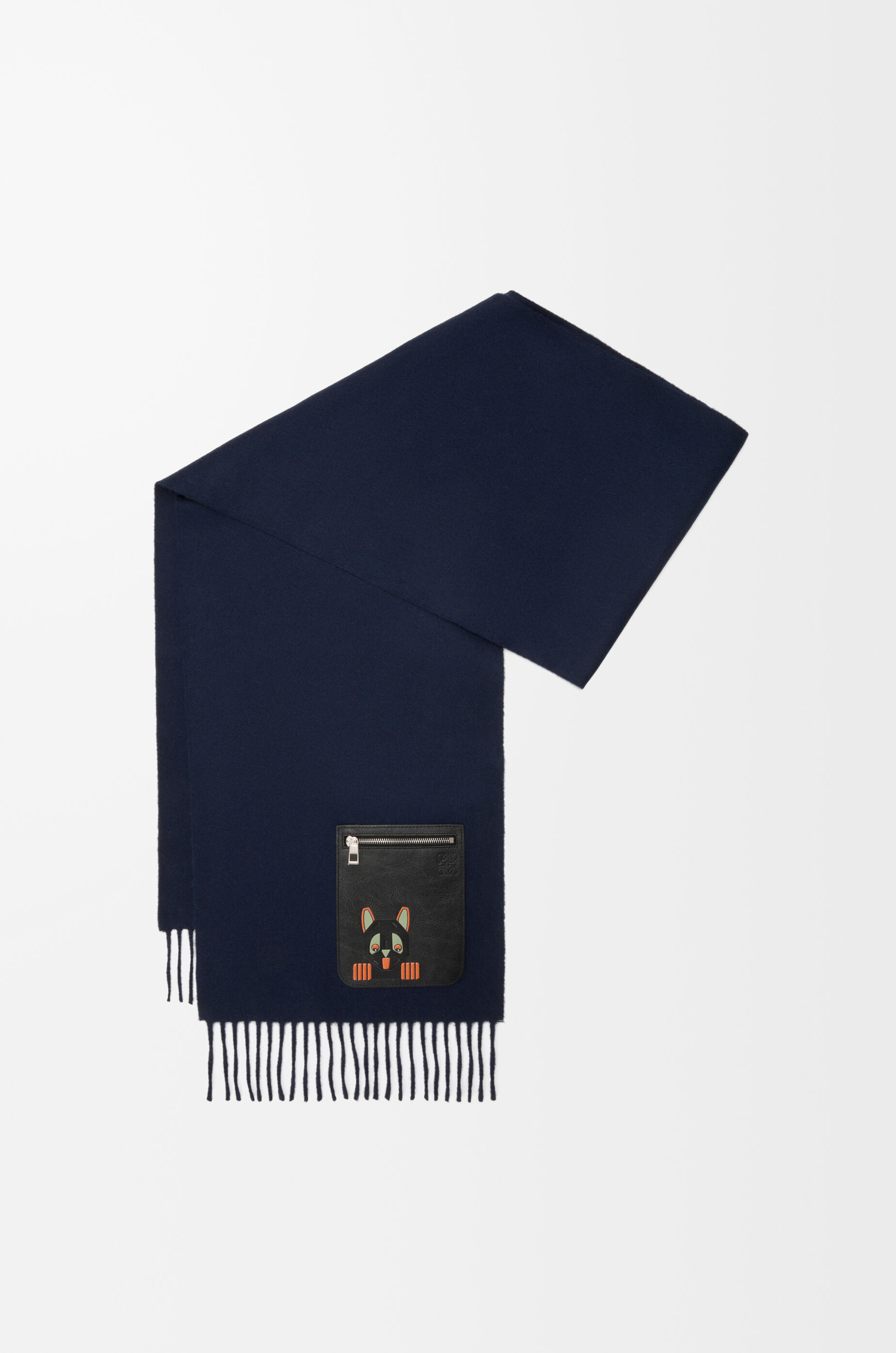 スカーフ（ウール&カシミヤ） ブルー - LOEWE Japan official website