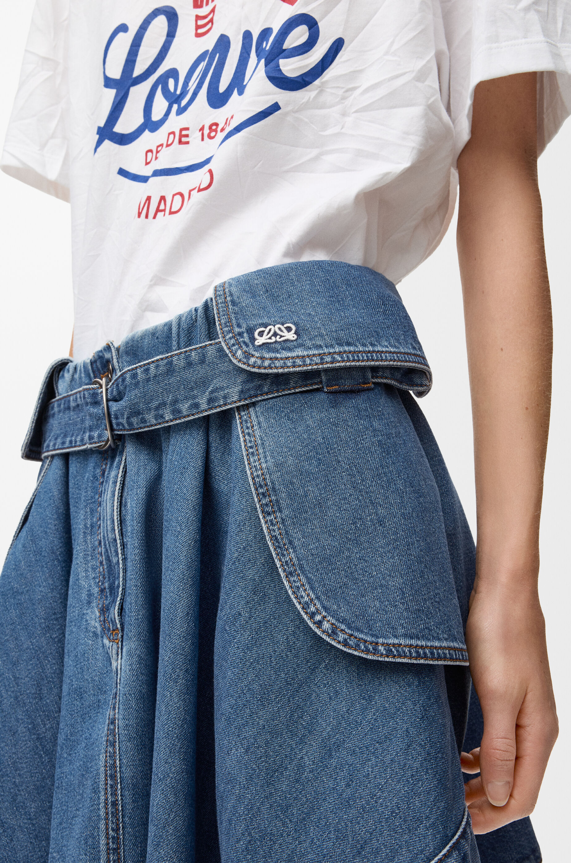 カーゴ スカート（デニム） ブルー - LOEWE Japan official website